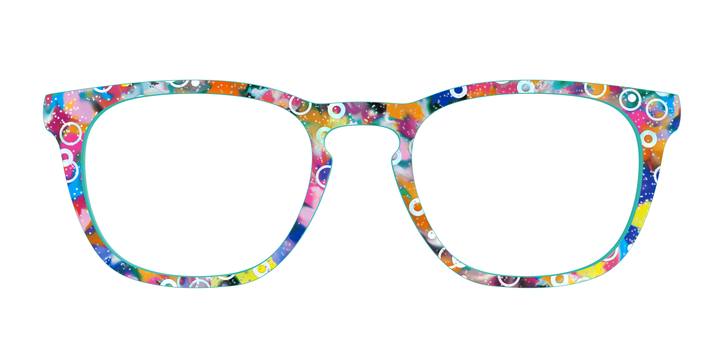 Pair Eyewear Tortoise Bubble Glitter top magnetico Cedro