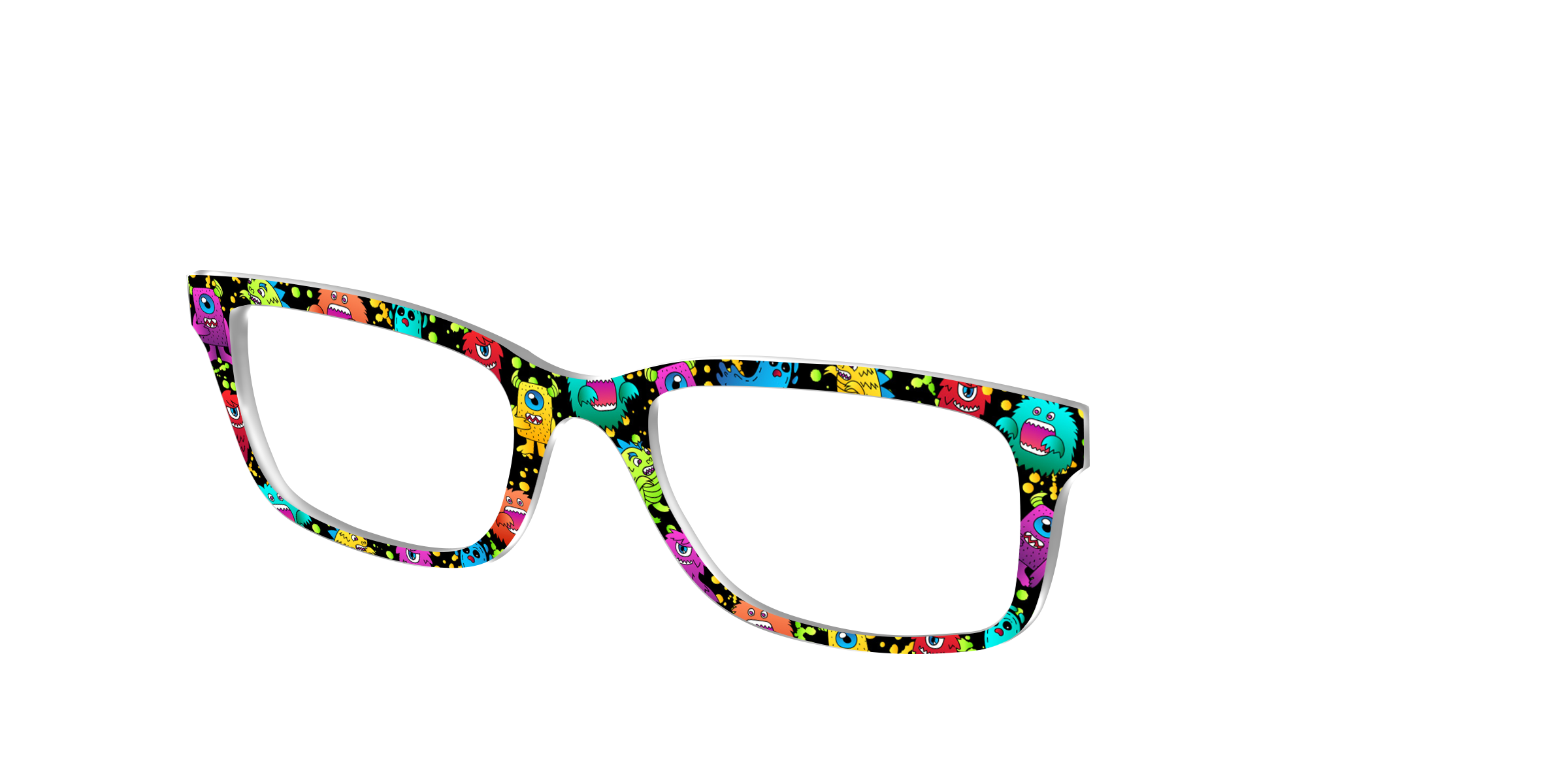 Pair Eyewear Design Tops Beastly Besties cover occhiali stampa