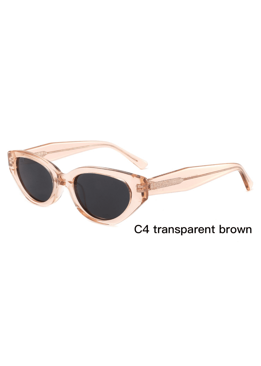 Ouyuan ZD8839 occhiali da sole cat eye estate neri