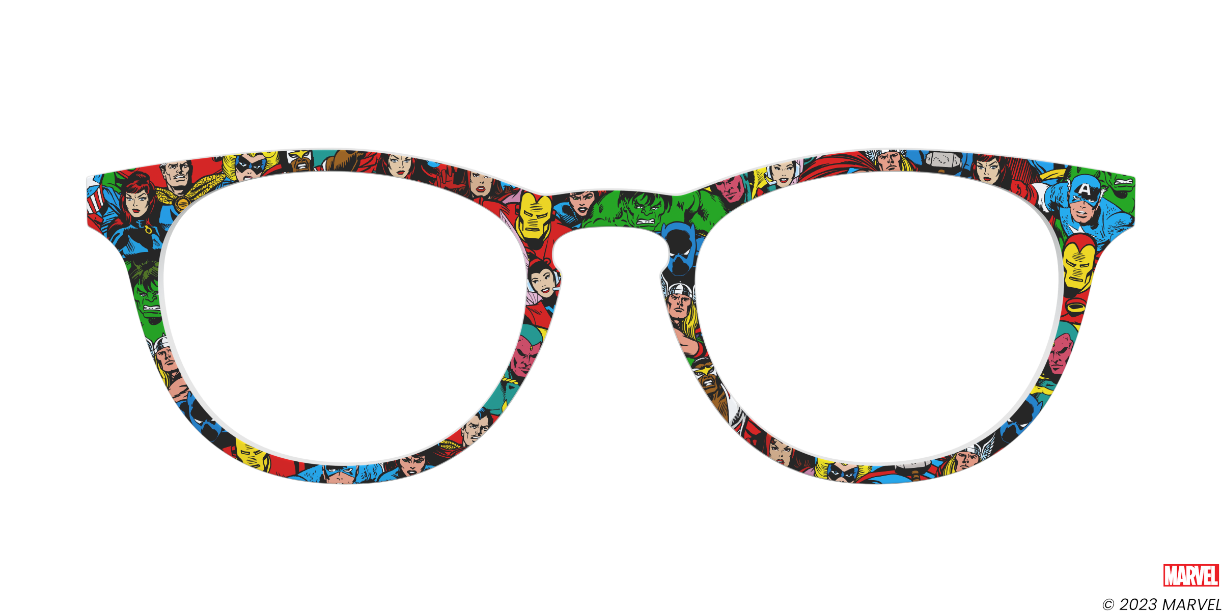 Pair Eyewear Collabs The Avengers Assemble top occhiali MR7
