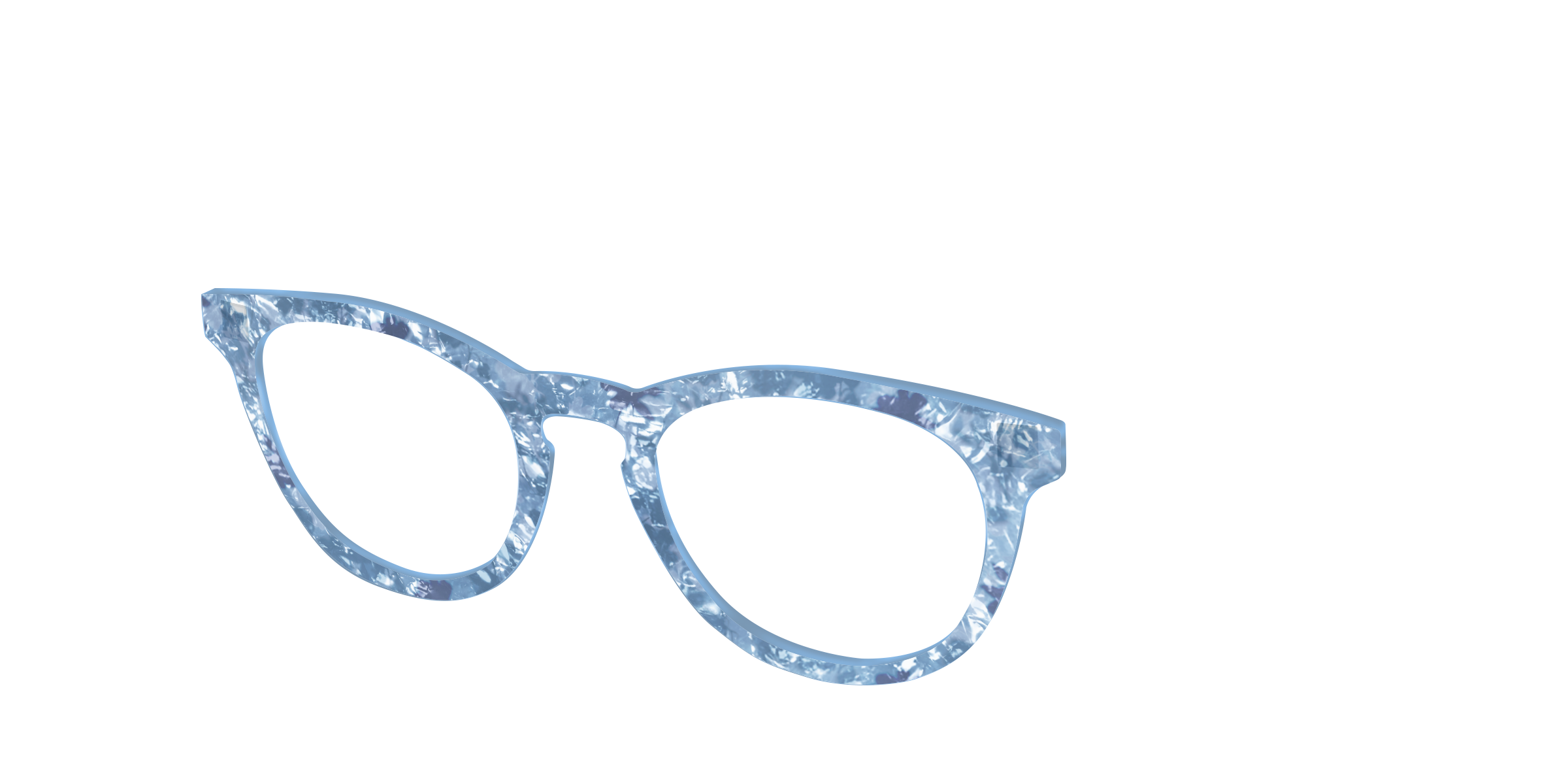 Pair Eyewear Design Tops Frosty Pearl Floral top 410