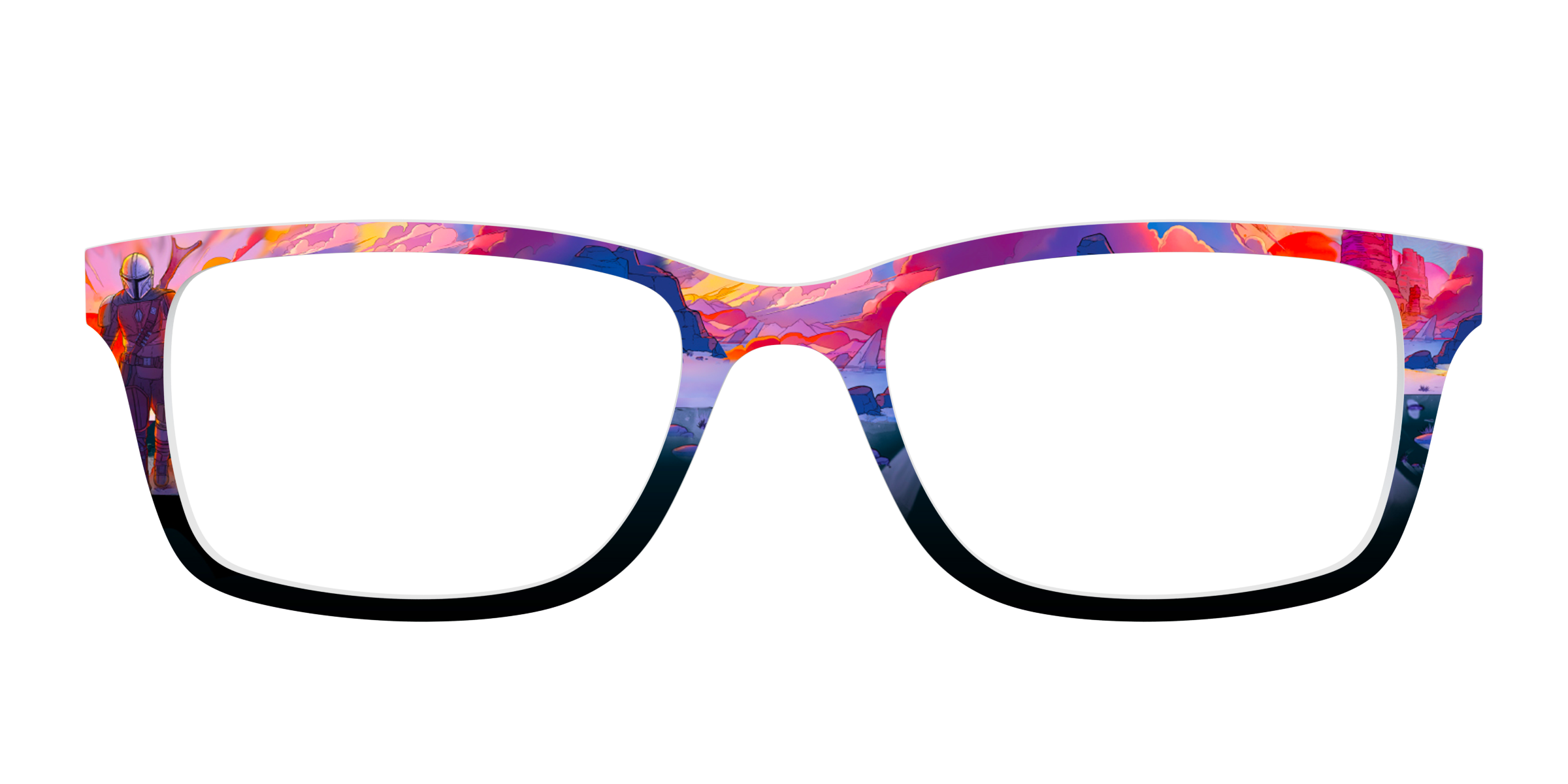 Pair Eyewear Collabs Mandalorian Scenic Split top nero