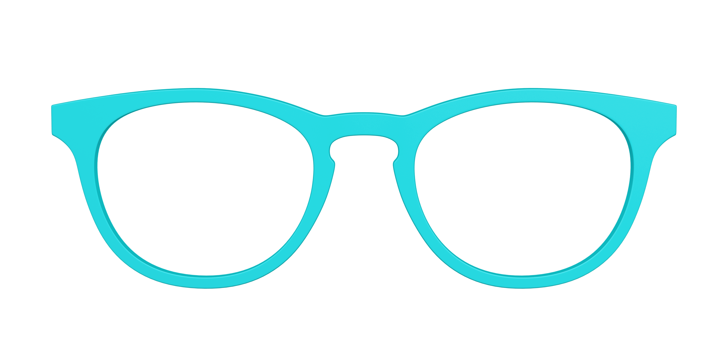 Pair Eyewear Solid Tops The Turquoise top occhiali verde