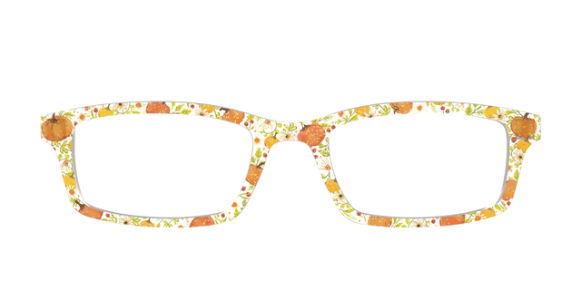 Pair Eyewear Design Tops Pumpkin Patch top glitter arancione