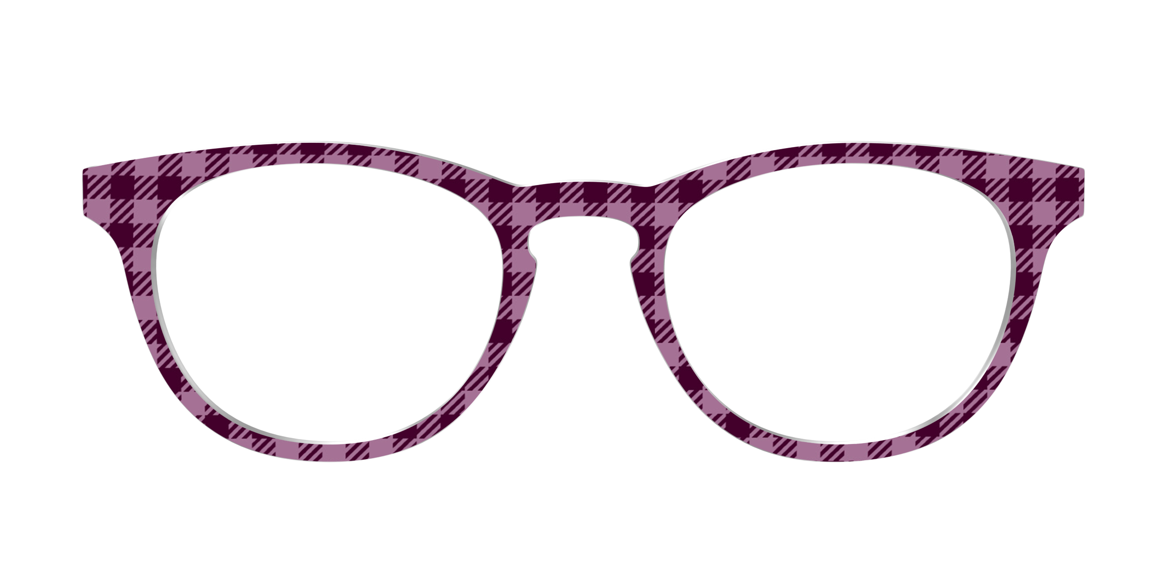 Pair Eyewear Design Tops The Merlot Gingham Top Occhiali AT05
