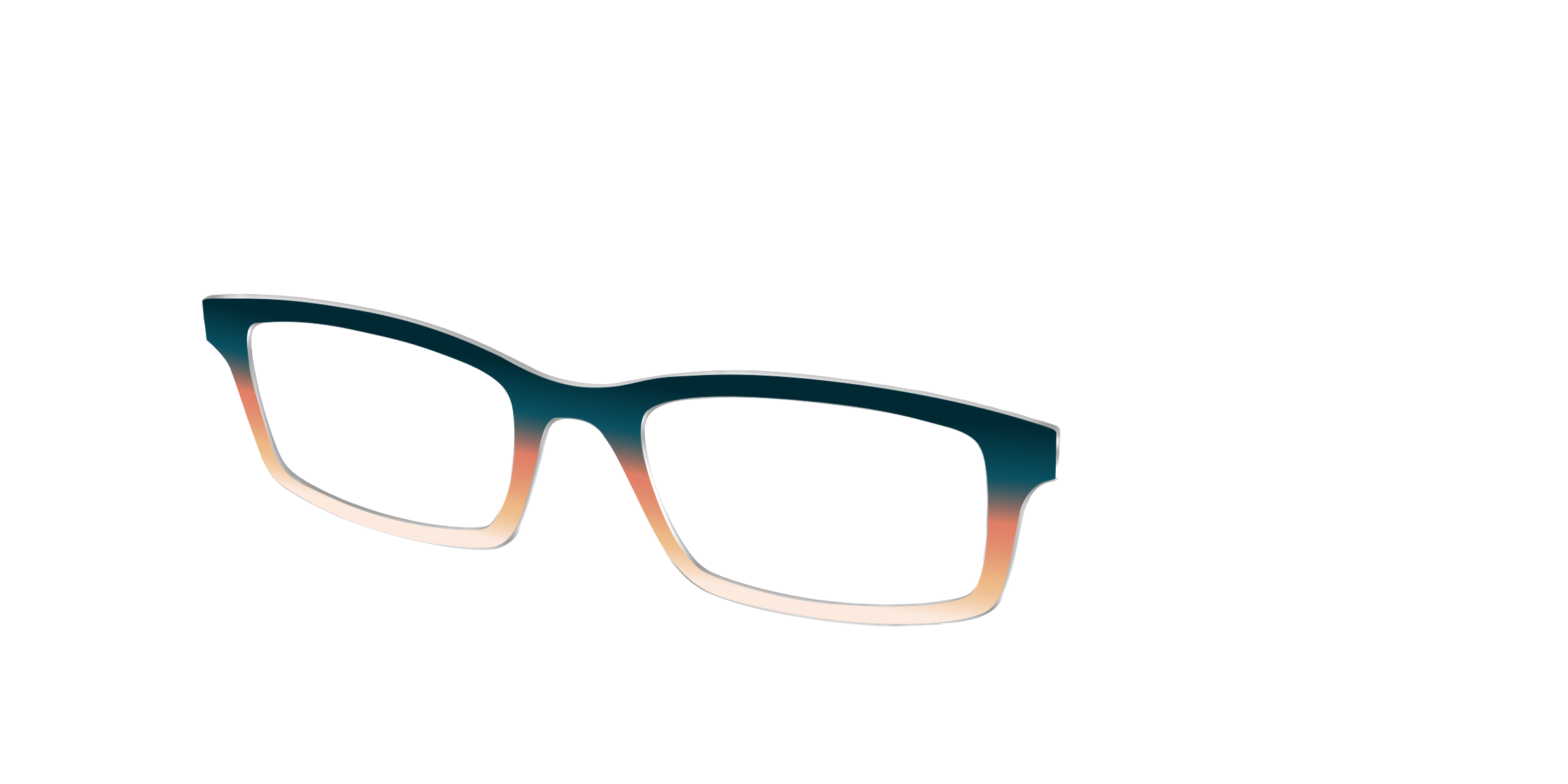 Pair Eyewear Design Tops Aegean Apricot top sfumato AT08