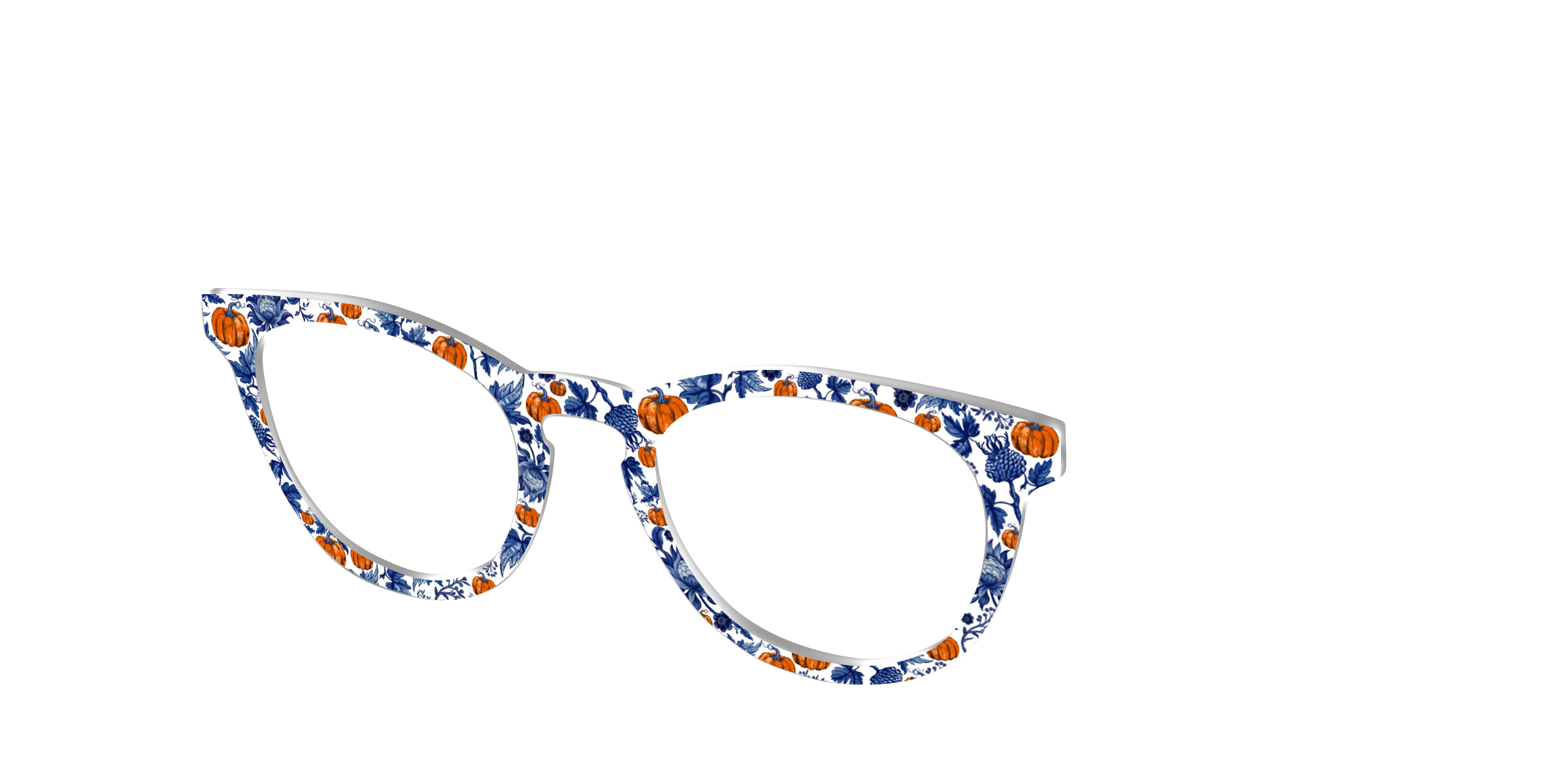 Pair Eyewear Design Tops Pumpkin Garden Toile top magnetico zucca