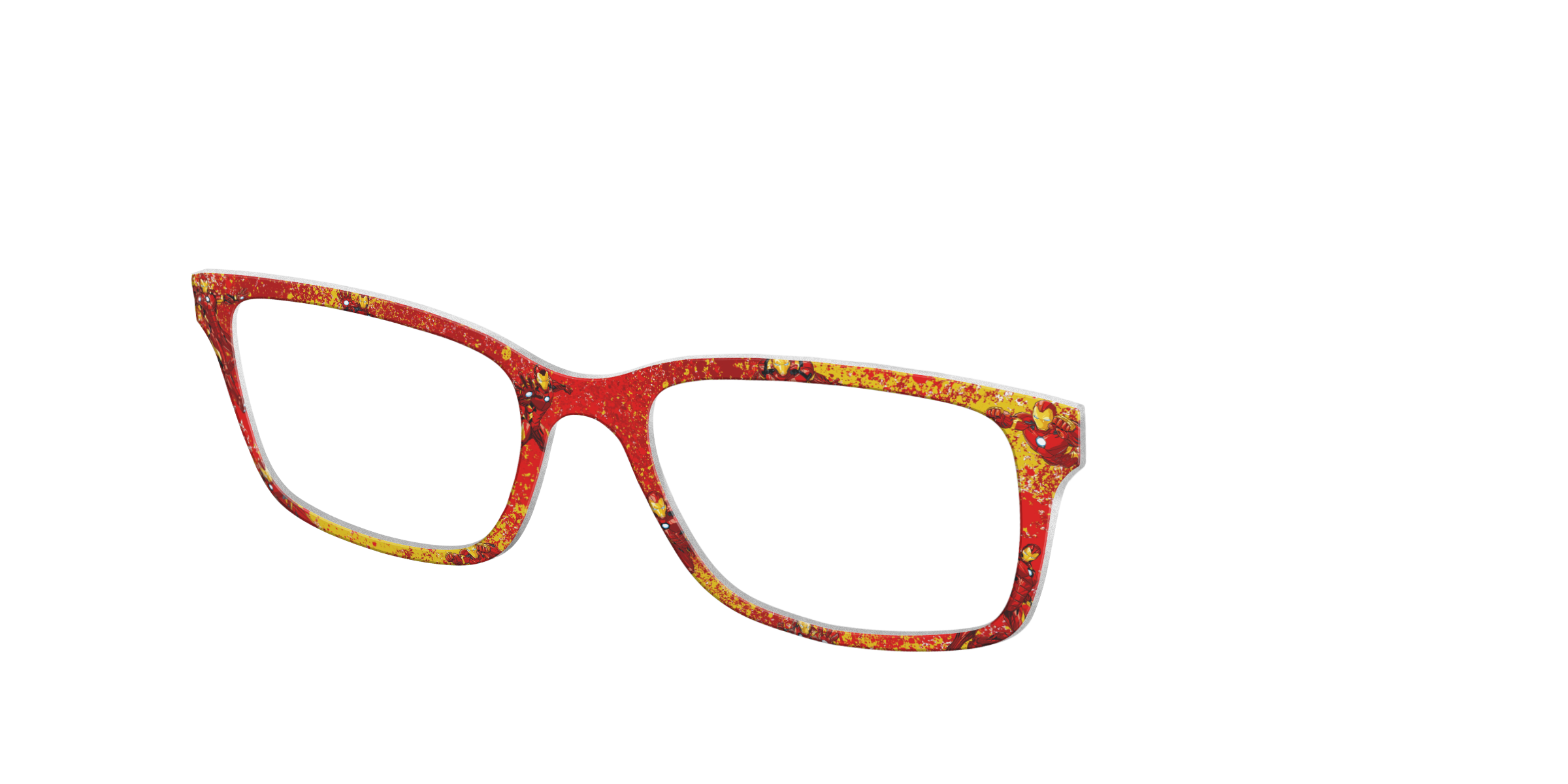 Pair Eyewear Collabs The Iron Man Splatter top IM2 Marvel
