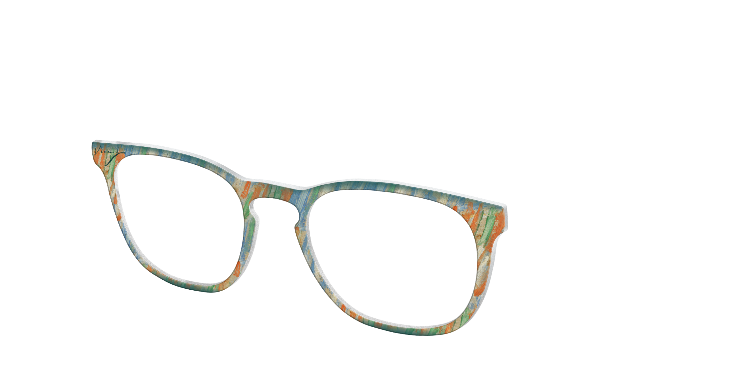 Pair Eyewear Collabs Brush Strokes top magnetico VG26