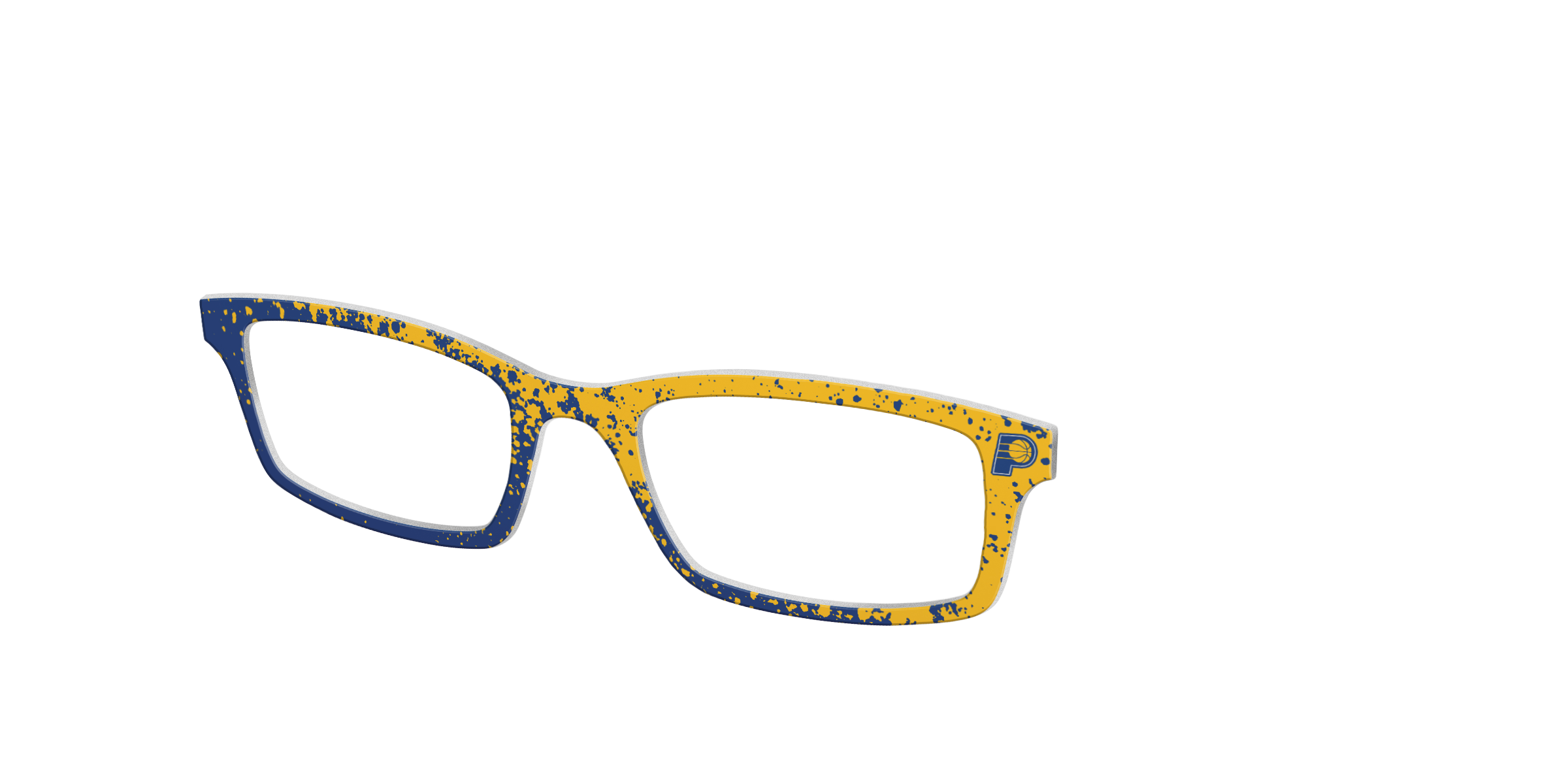 Pair Eyewear School Spirit The Pacers Splatter top per occhiali blu