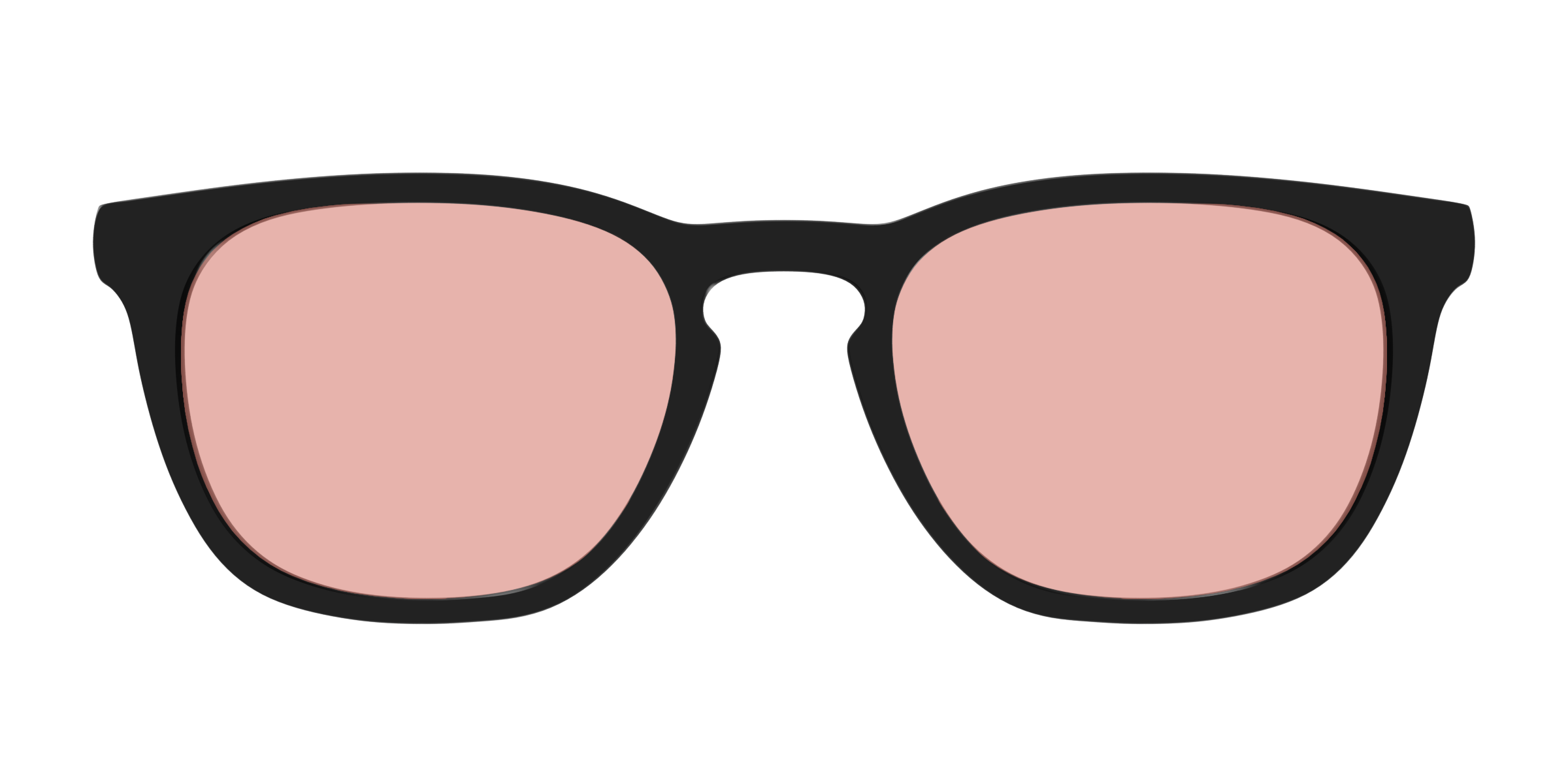 Pair Eyewear Design Tops Black Coral Pink top magnetico sole