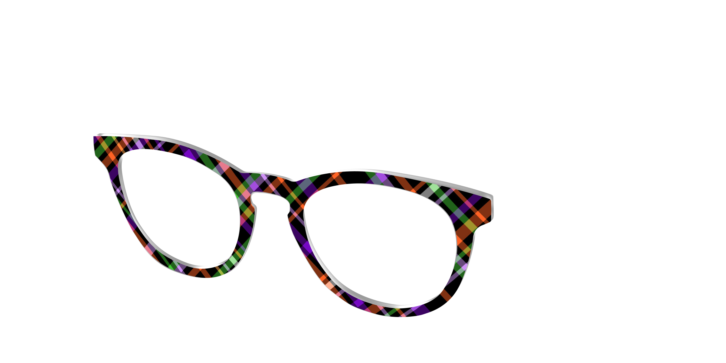 Pair Eyewear Design Tops Hexed Plaid top scozzese Brook