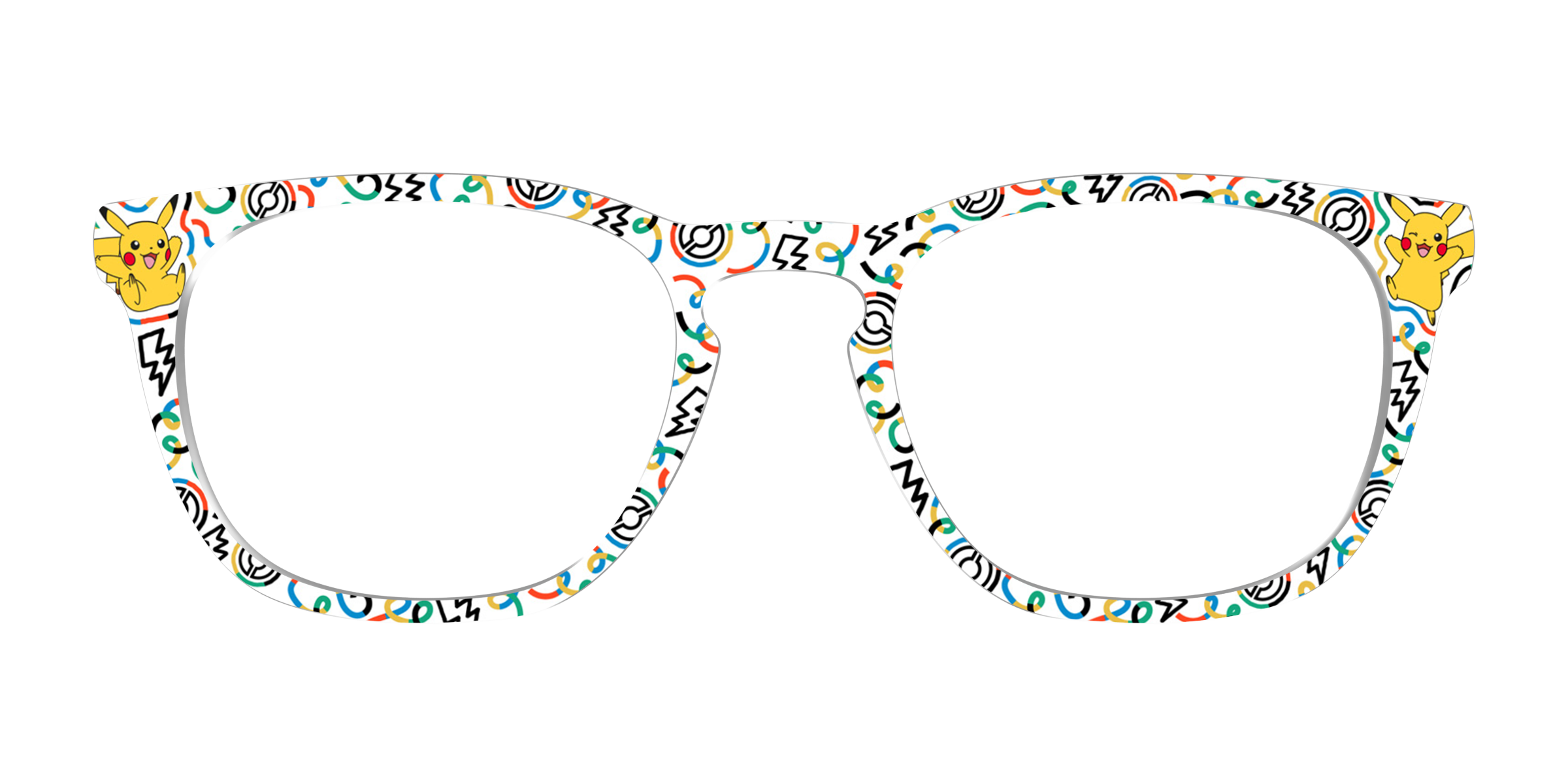 Pair Eyewear Collabs Pikachu Doodle top per occhiali giallo PK10