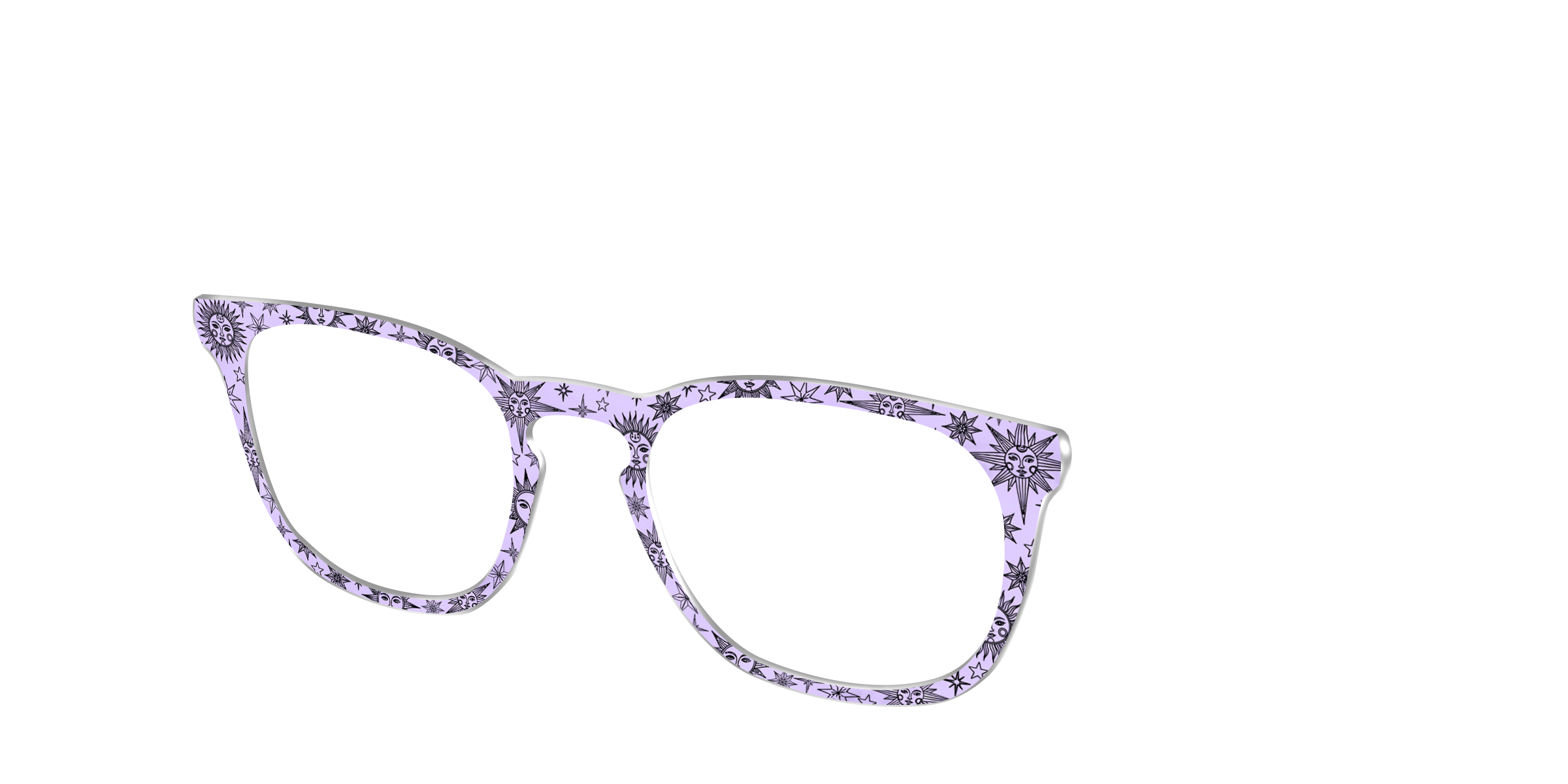 Pair Eyewear Design Tops Stellar Charms cover occhiali stelle