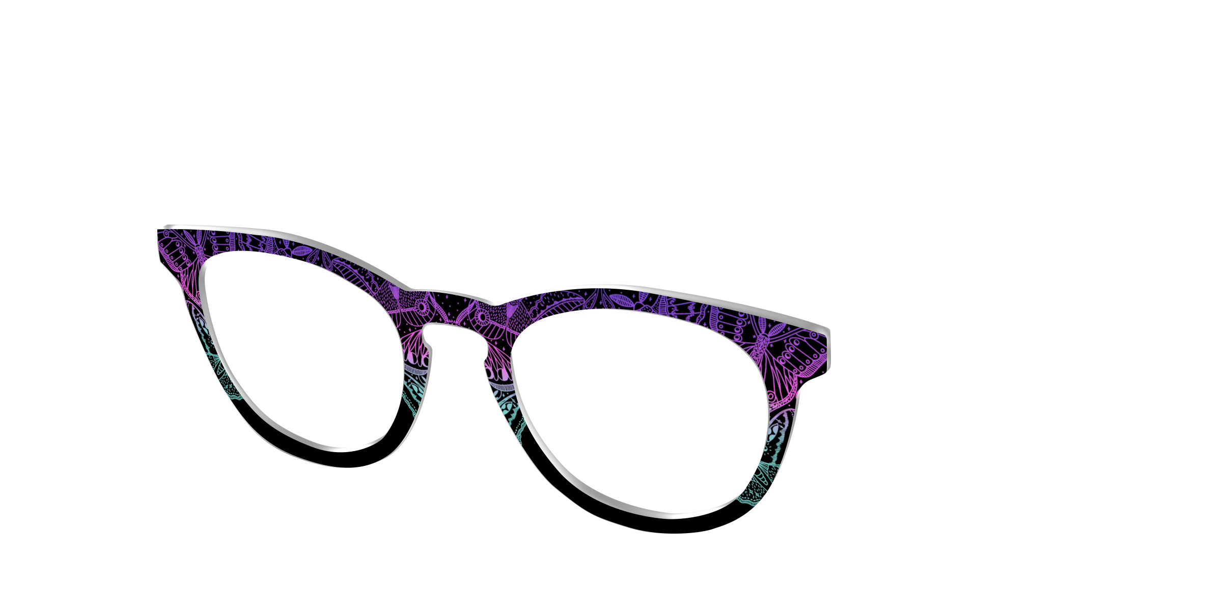 Pair Eyewear Design Tops Delicate Wings top per occhiali