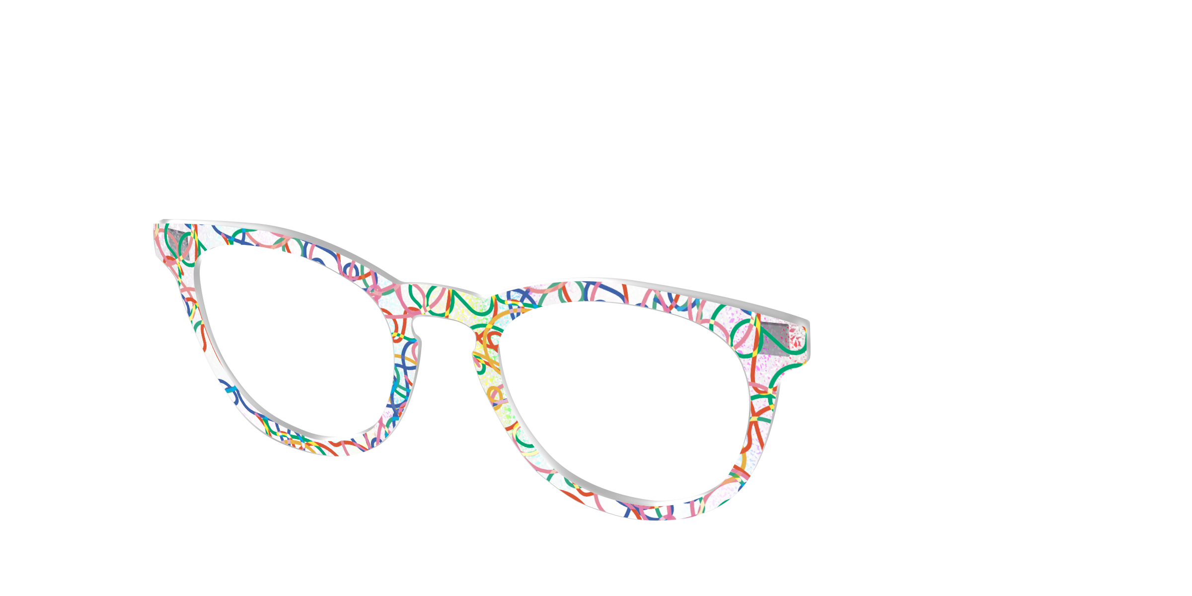 Pair Eyewear Design Tops Celebration Streamers top 417 olografico