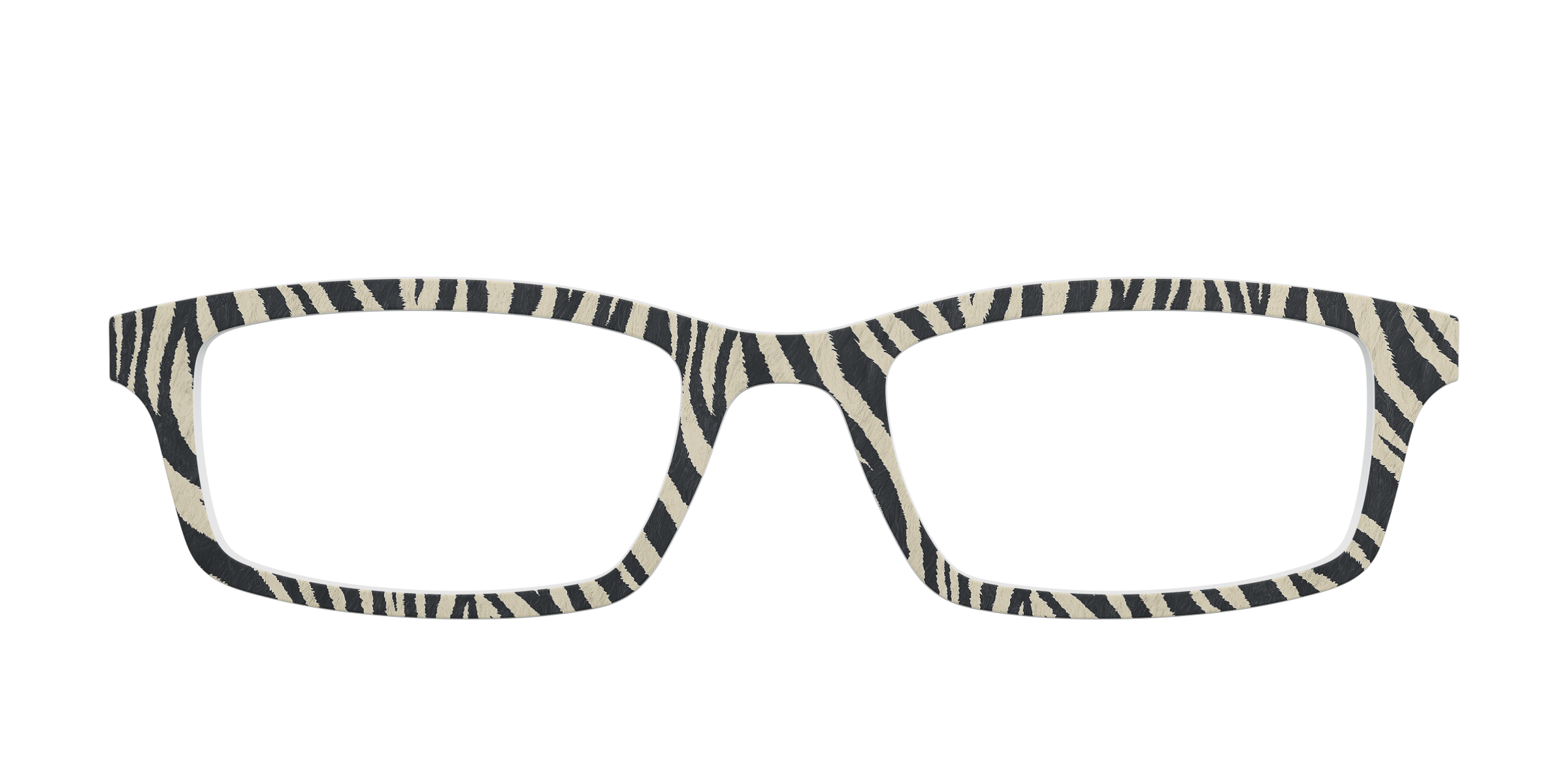 Pair Eyewear Solid Tops Zebra Stripes top occhiali bianco
