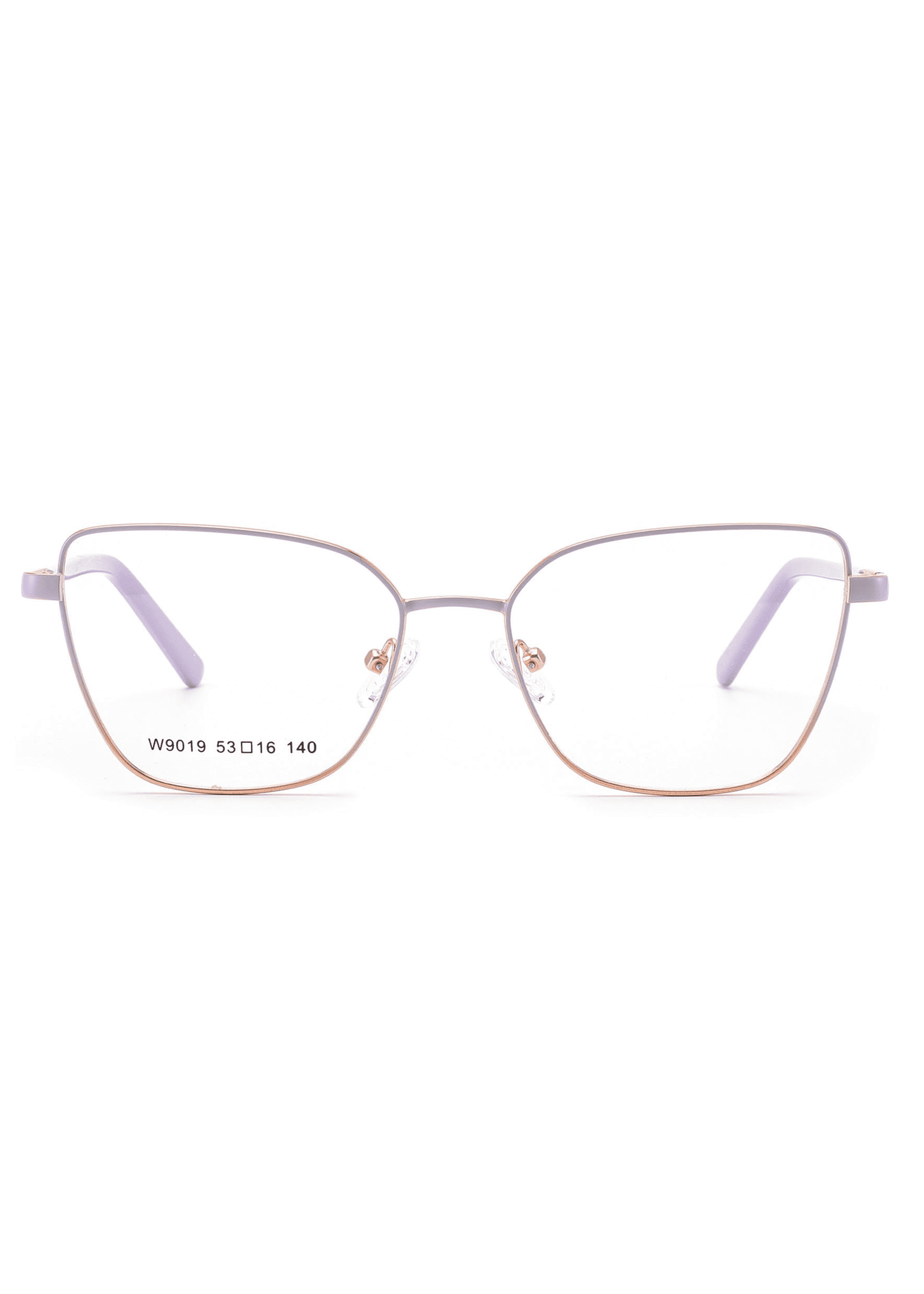 Ouyuan Eyewear W9019 montatura occhiali vista donna cat-eye acciaio