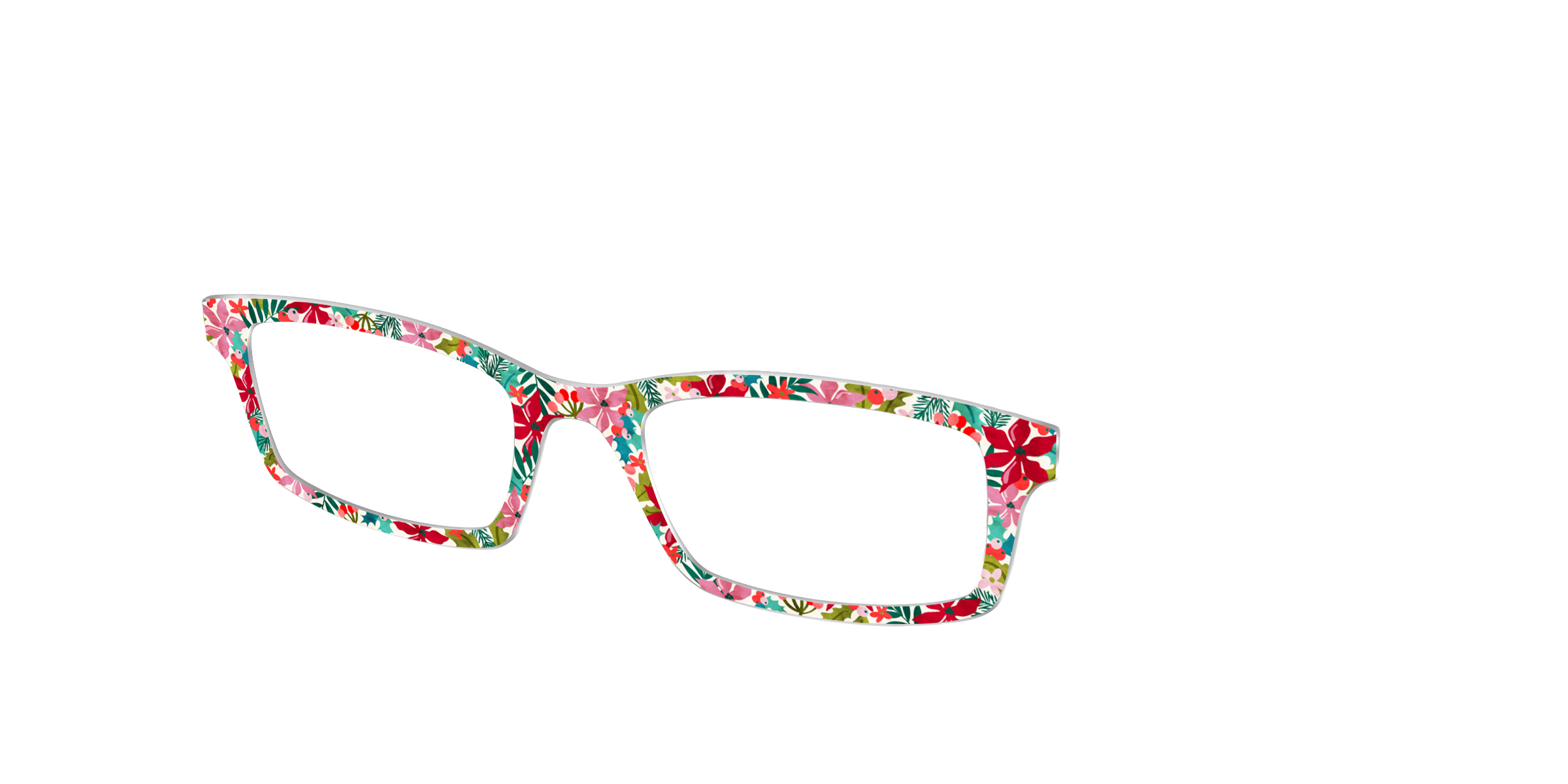 Pair Eyewear Design Tops Poinsettia Grove Top Natale