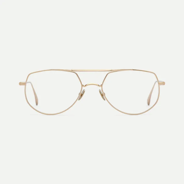 AHLEM Cadet occhiali da vista champagne aviator metallo