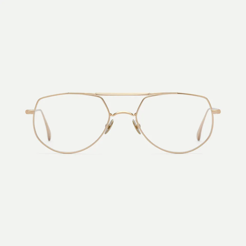 AHLEM Cadet occhiali da vista champagne aviator metallo