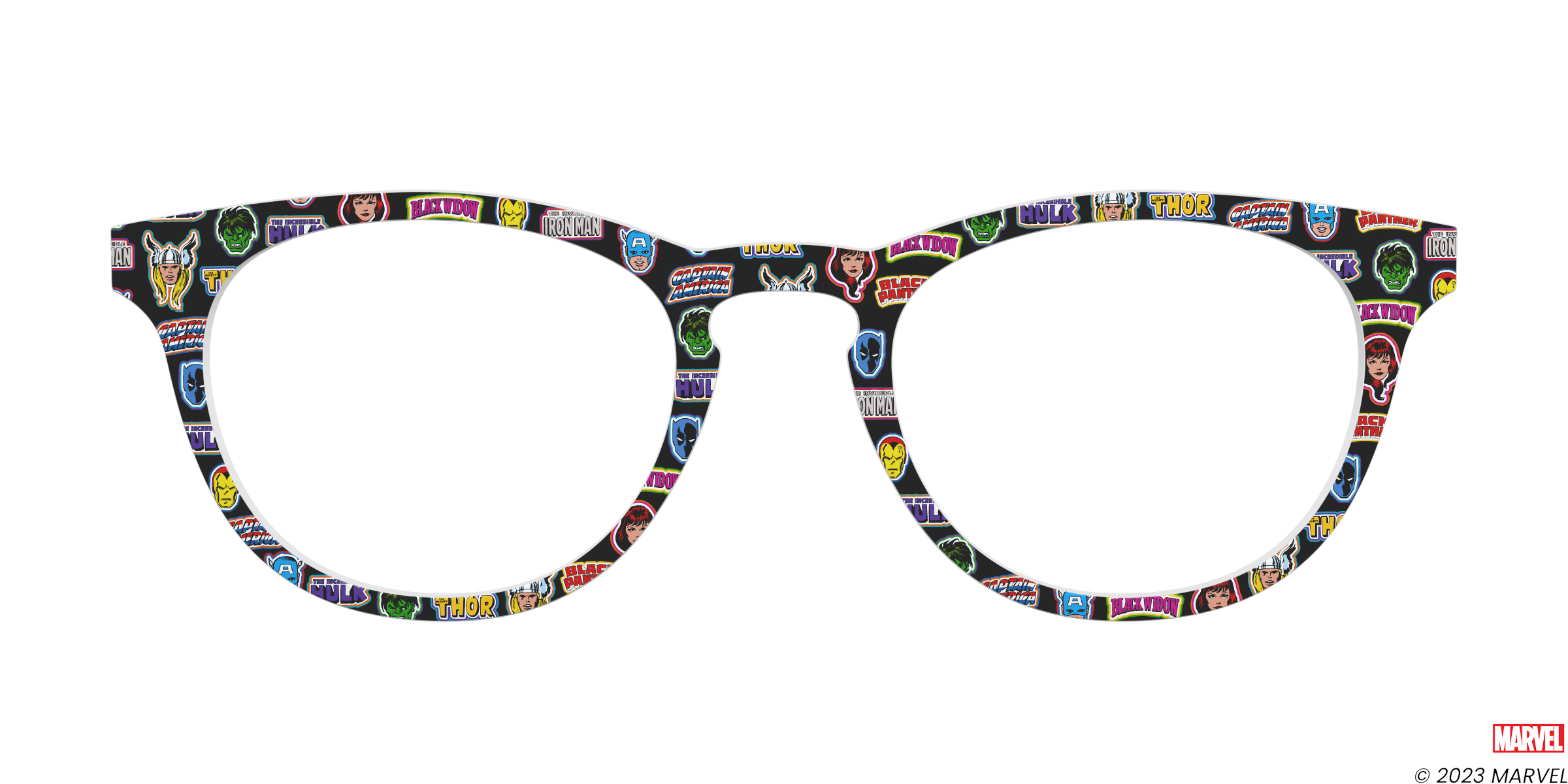 Pair Eyewear Collabs The Marvel Stickers top occhiali MR10