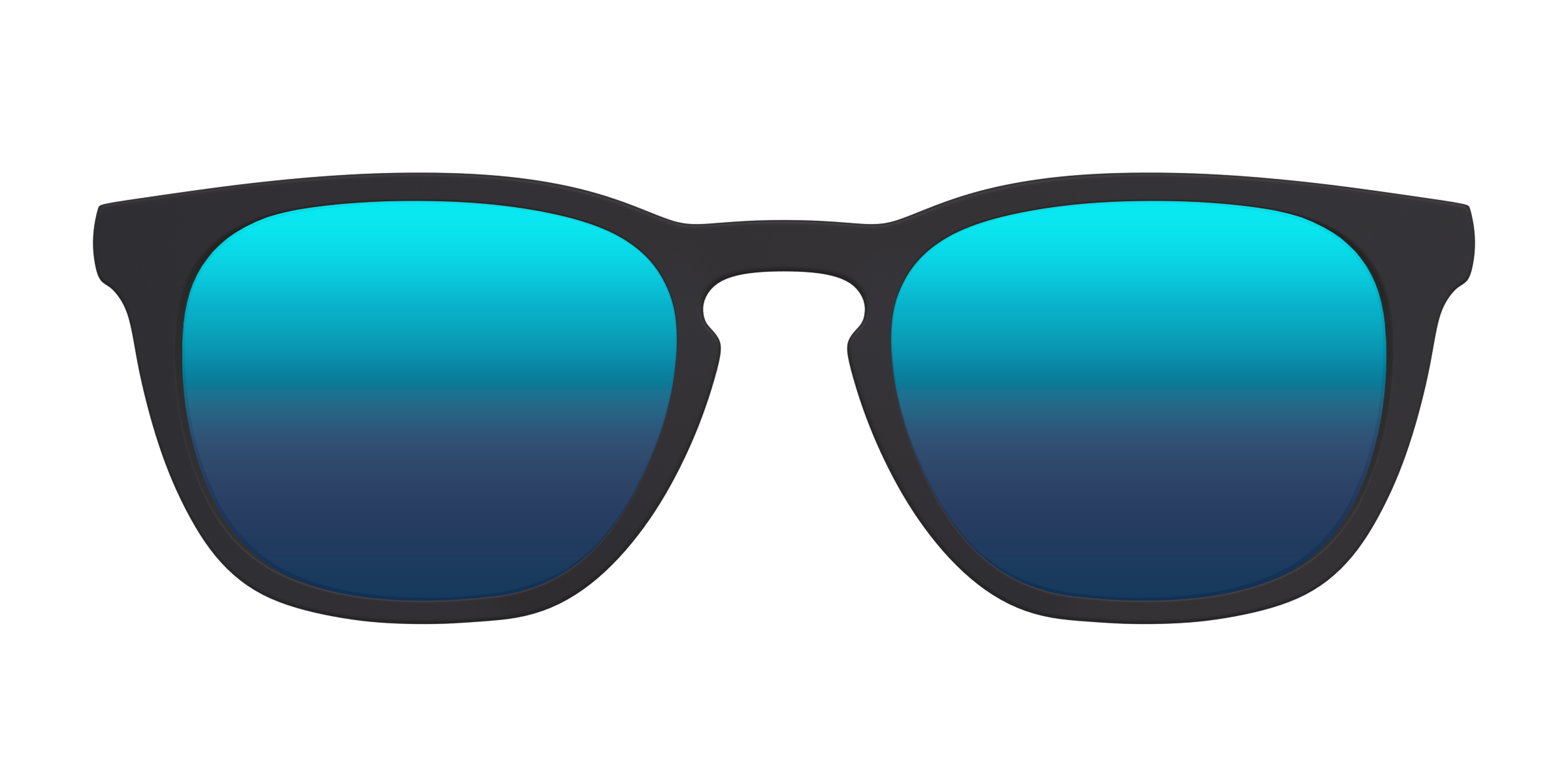 Pair Eyewear Sun Tops Blue Reflective top sole polarizzato blu