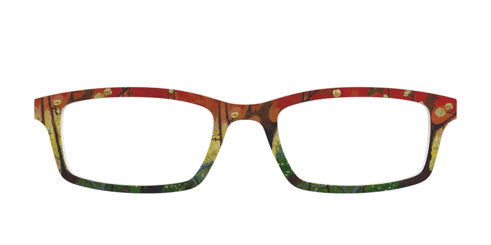 Pair Eyewear Collabs Flowering Plum top occhiali Van Gogh