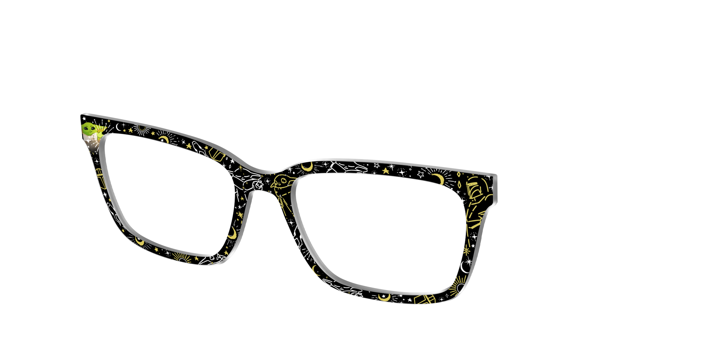 Pair Eyewear Collabs Celestial Grogu top occhiali azzurro