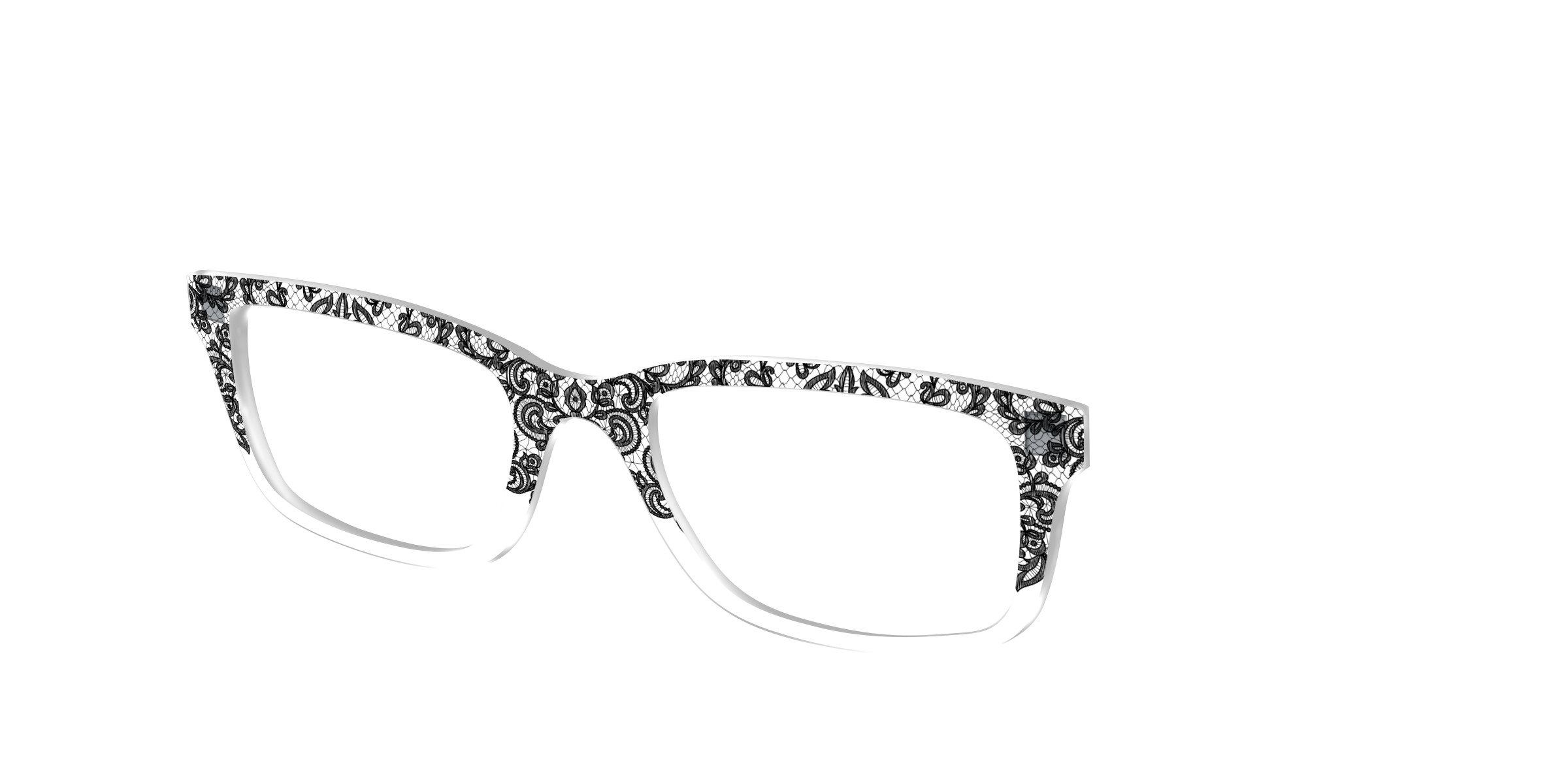 Pair Eyewear Design Tops The Luxe Lace Crystal top Cedro premium