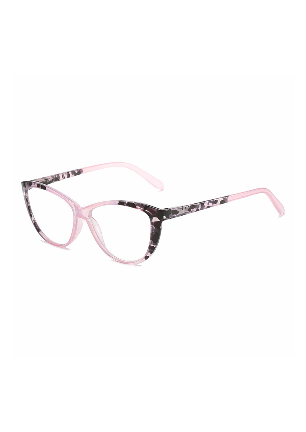 Ouyuan 202665 occhiali da lettura cat-eye luce blu tartaruga