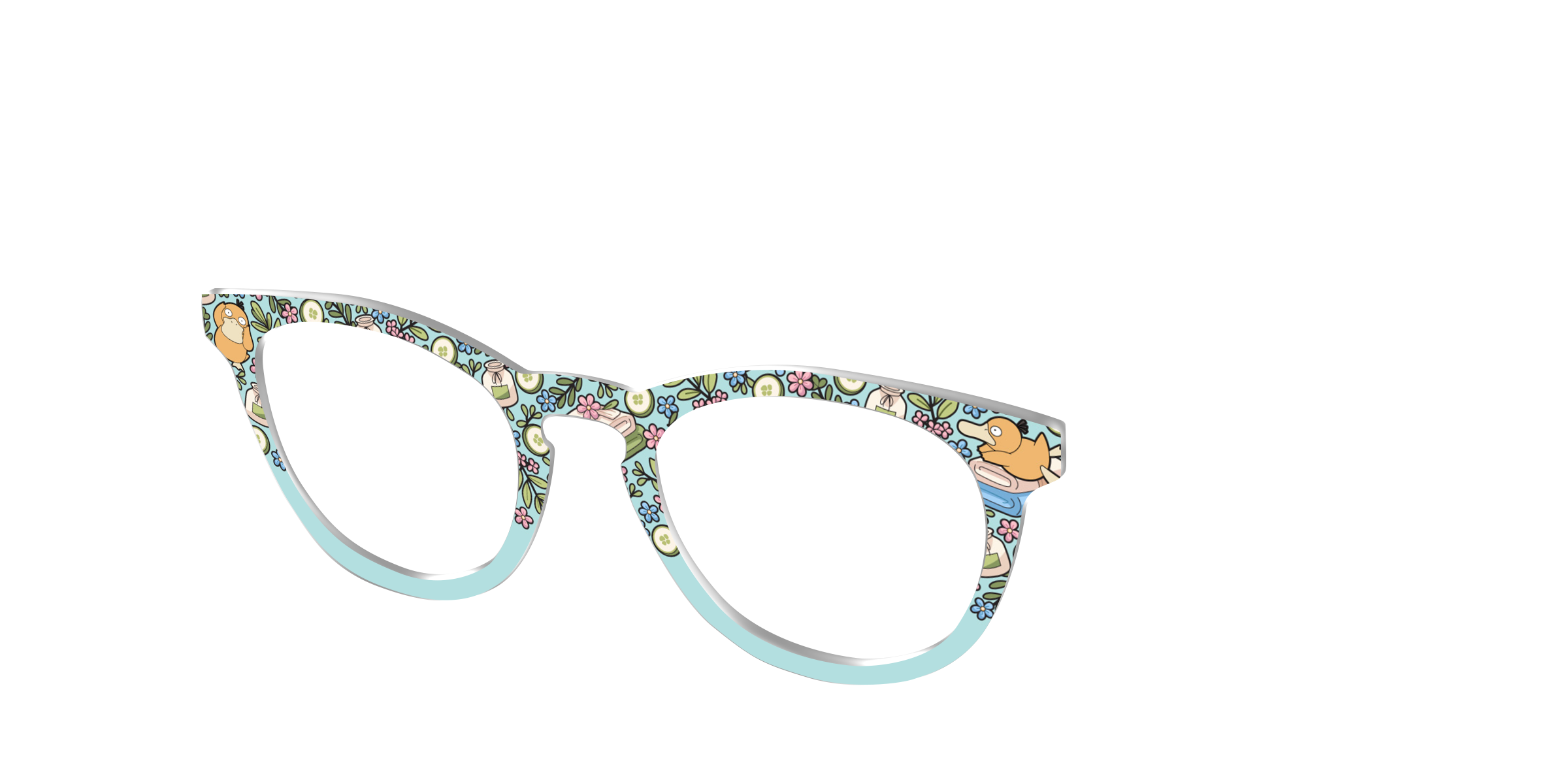 Pair Eyewear Collabs Psyduck Vibes frontalino giallo