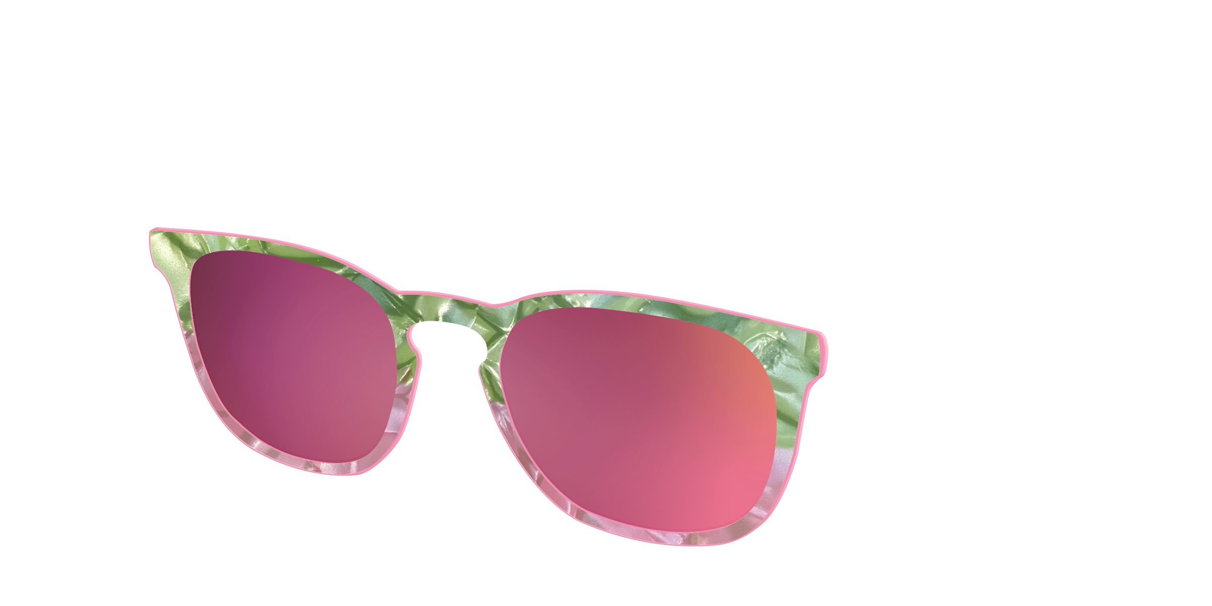 Pair Eyewear Sun Tops Kiwi Guava Pearl top sole 549