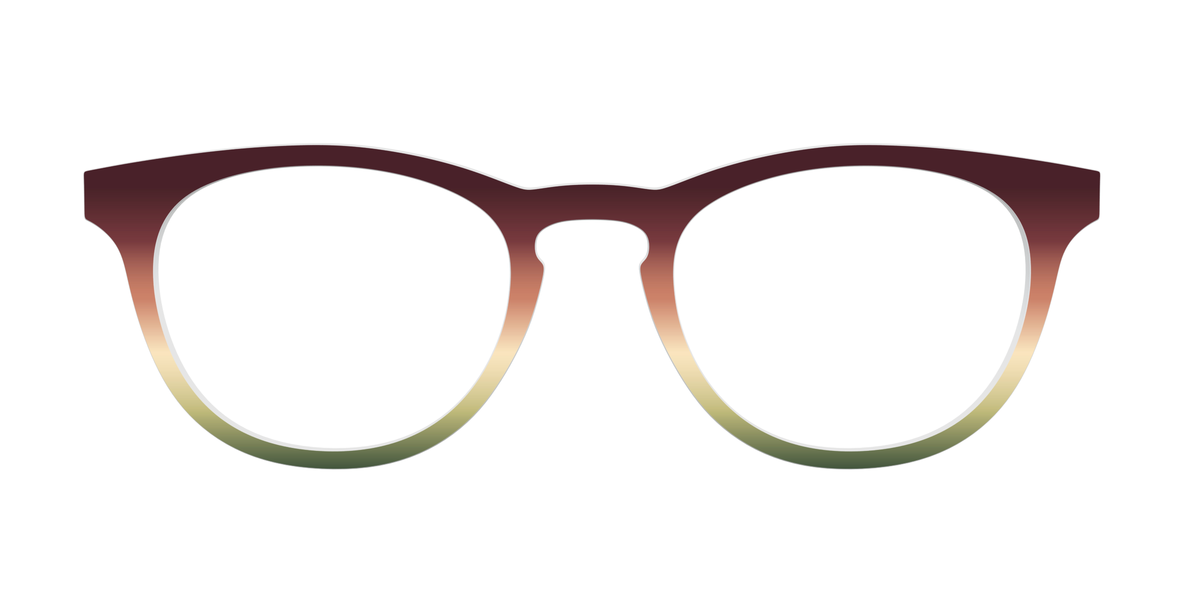 Pair Eyewear Solid Tops Acorn Moss Gradient top magnetico