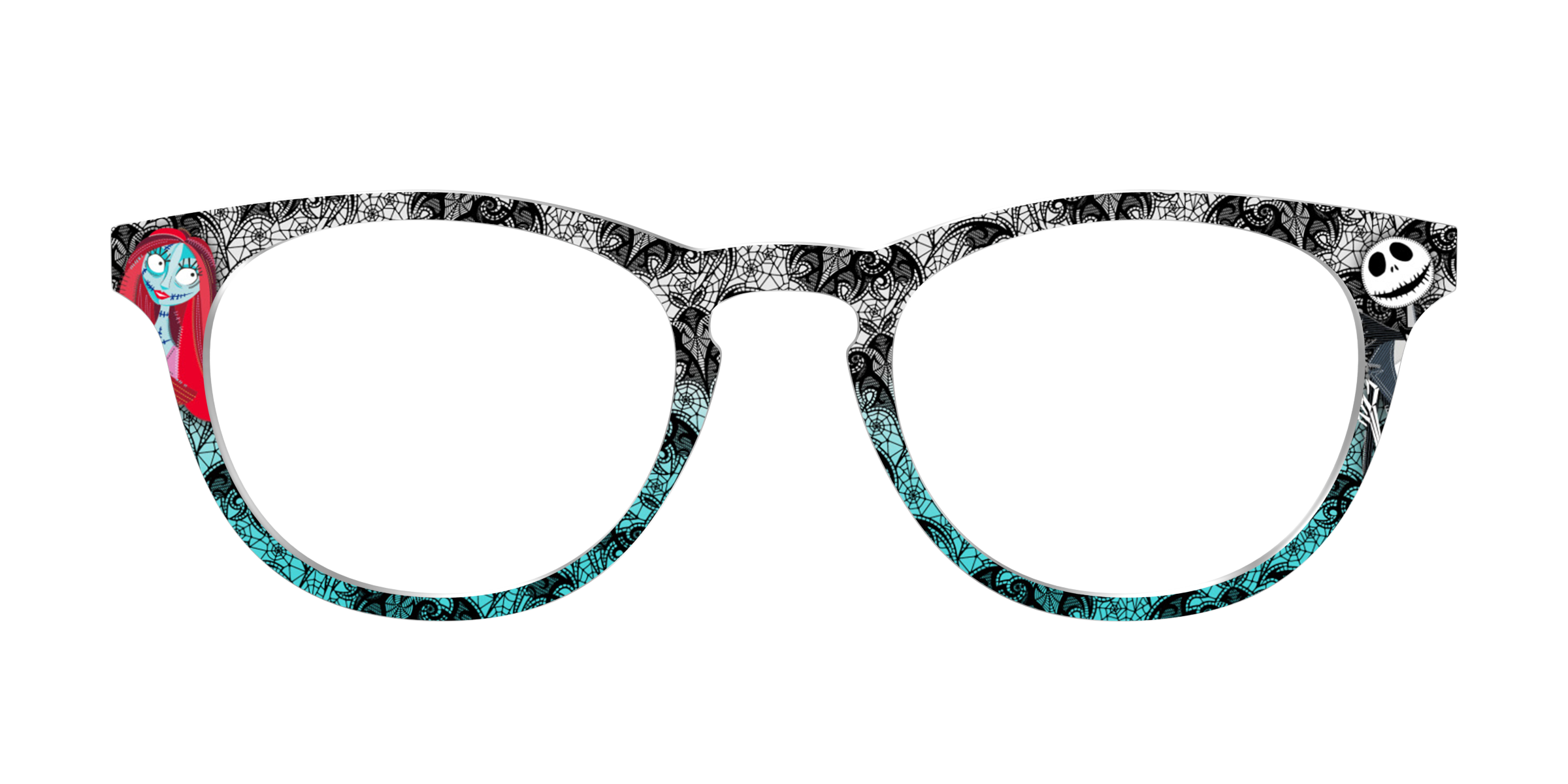Pair Eyewear Collabs Jack Sally Together Forever top nero
