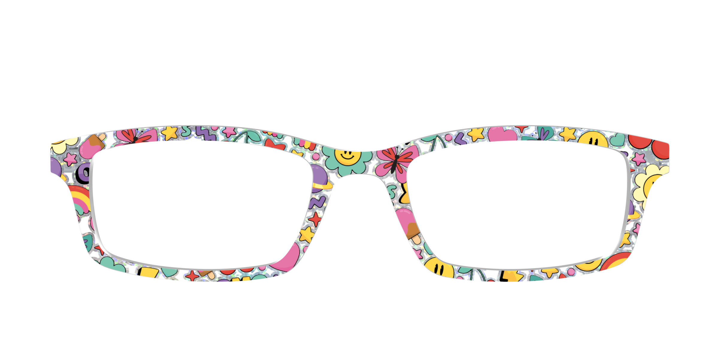 Pair Eyewear Design Tops The Funky Foil Stickers frontalino premium
