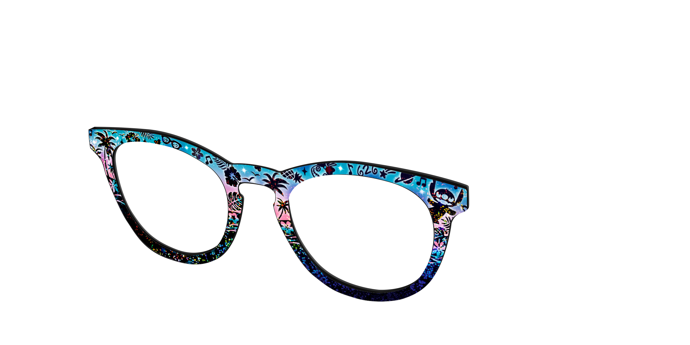 Pair Eyewear Collabs Catching Waves After Dark Holographic top magnetico olografico