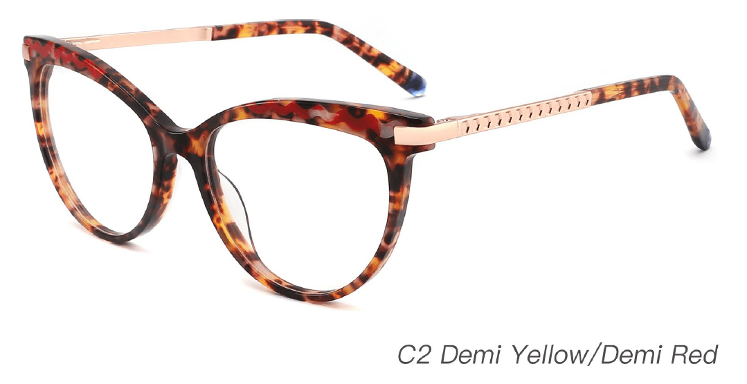 Ouyuan NOA23022 montatura occhiali acetato 53-17-140