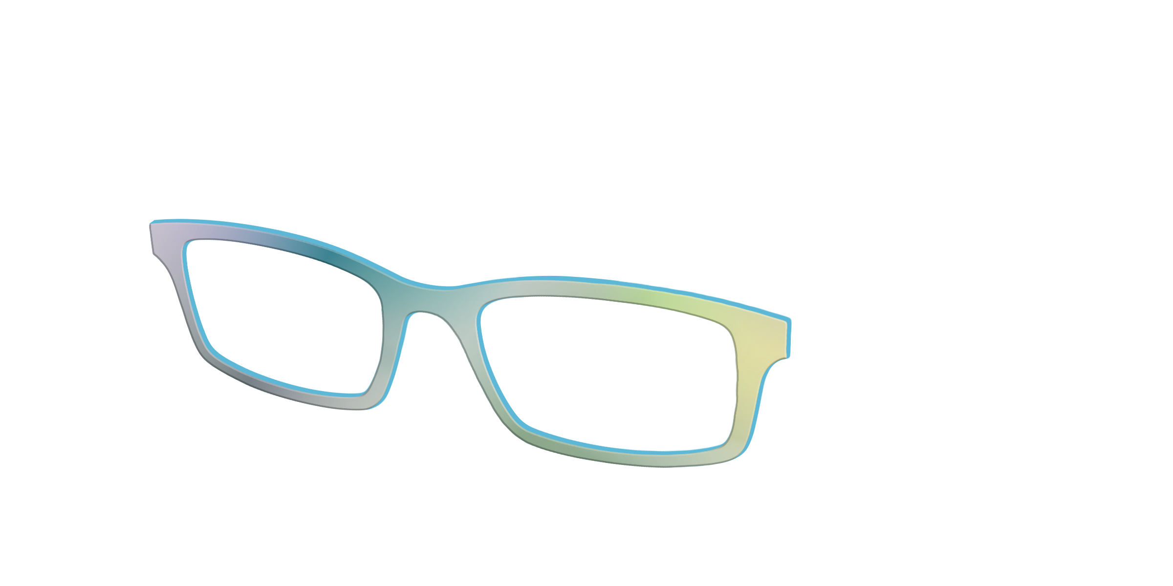 Pair Eyewear Solid Tops The Iridescent top magnetico cangiante