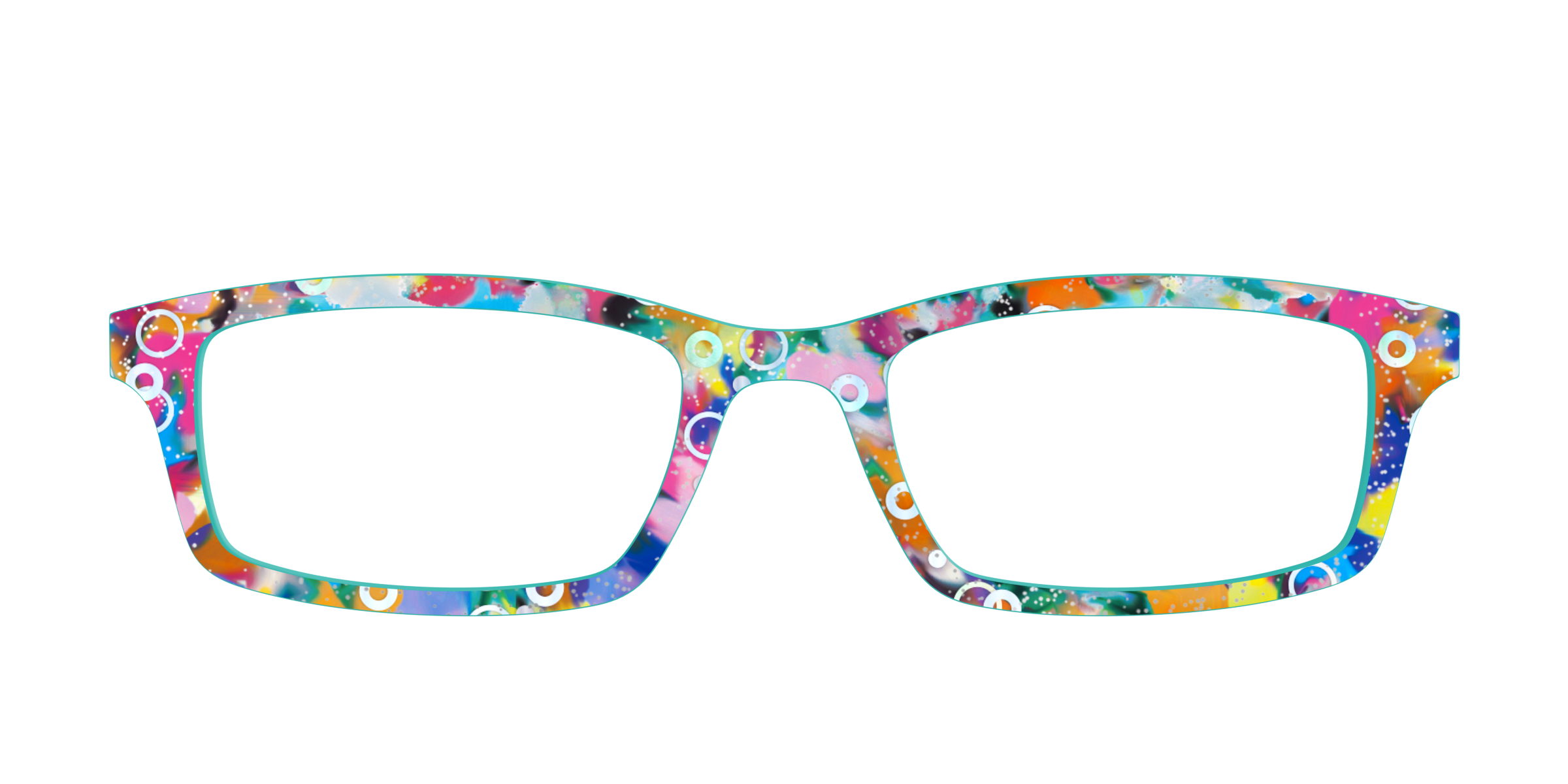 Pair Eyewear Tortoise Bubble Glitter top magnetico Cedro