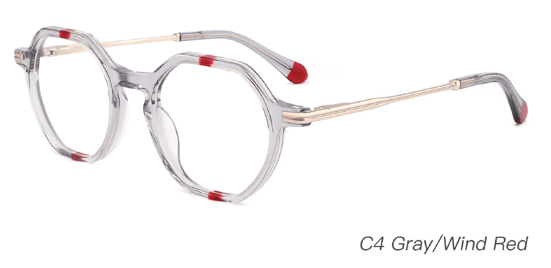Ouyuan NOA23018 montatura occhiali acetato colorata 53-18-145