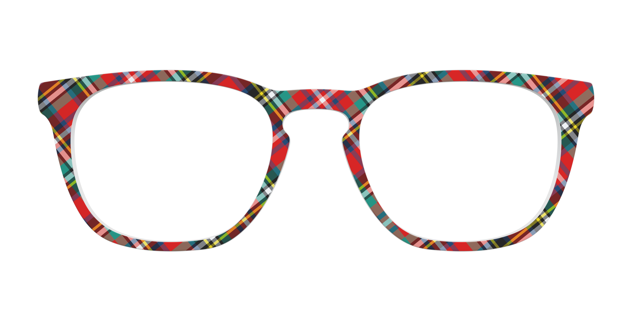Pair Eyewear Design Tops The Winter Plaid top magnetico rosso