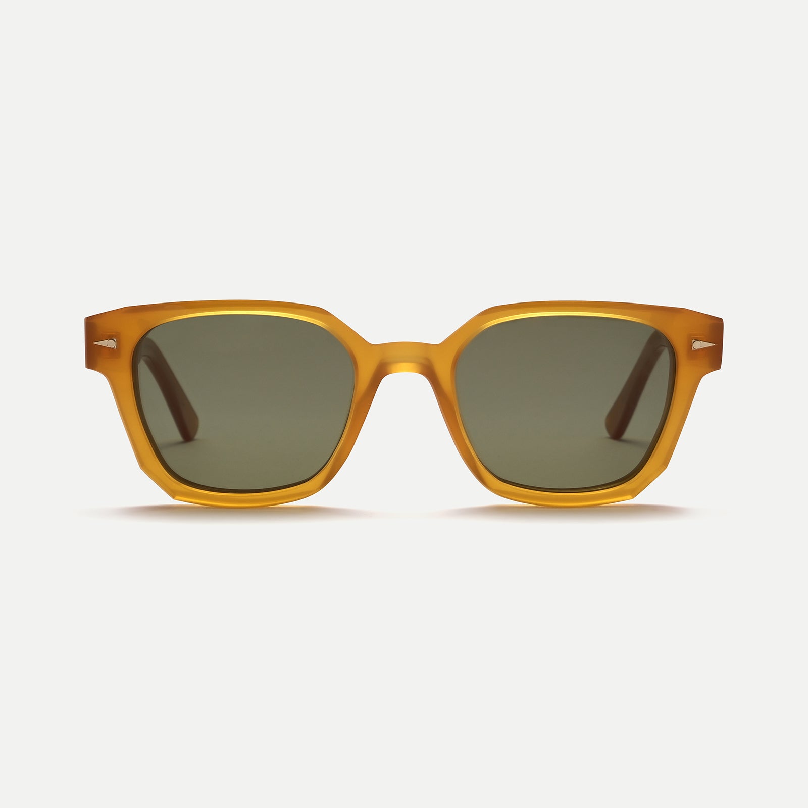 Ahlem Saint Georges occhiali da sole Peach Khaki acetato