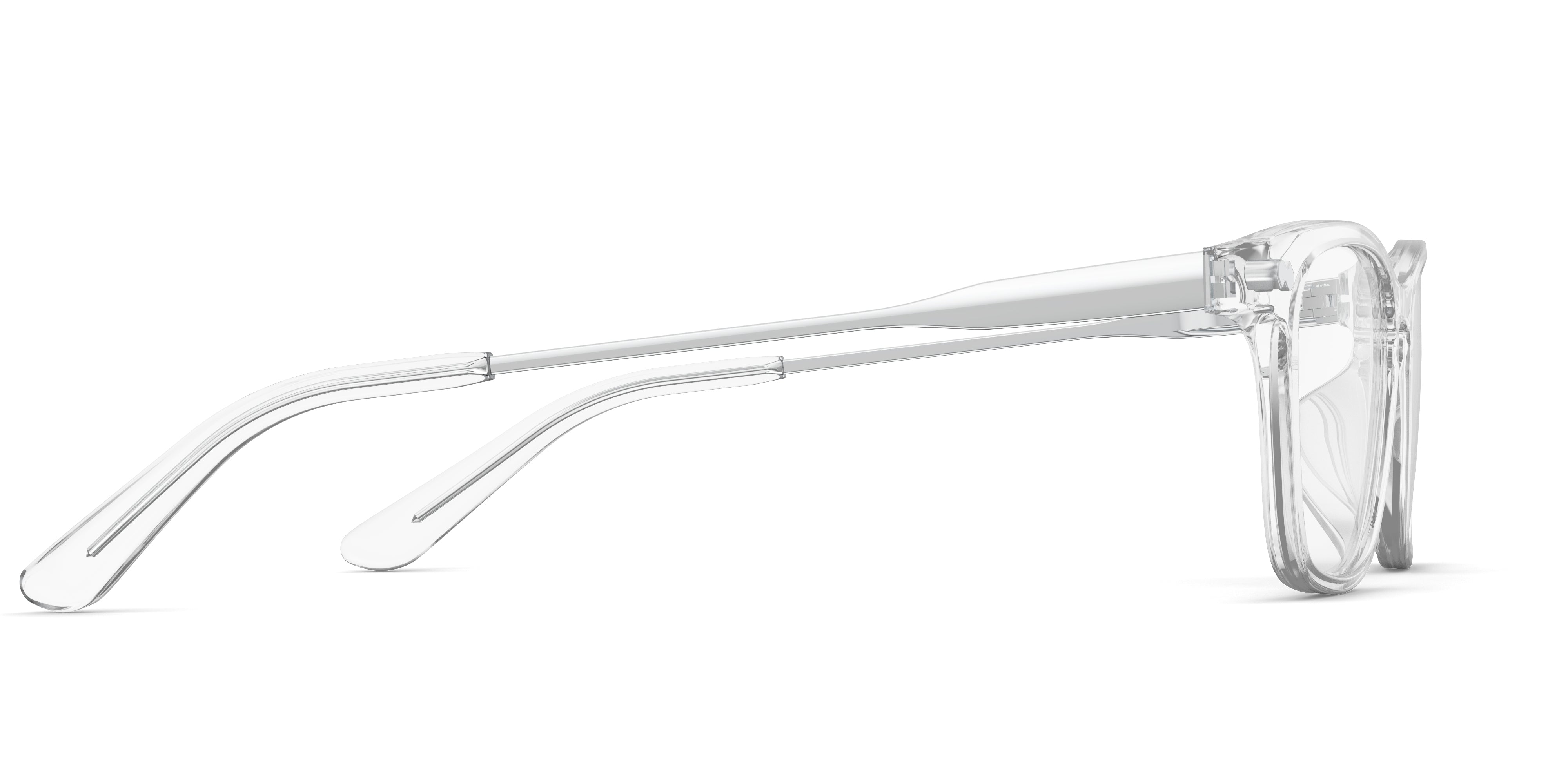 Pair Eyewear Casper Mixed Material montatura vista media crystal