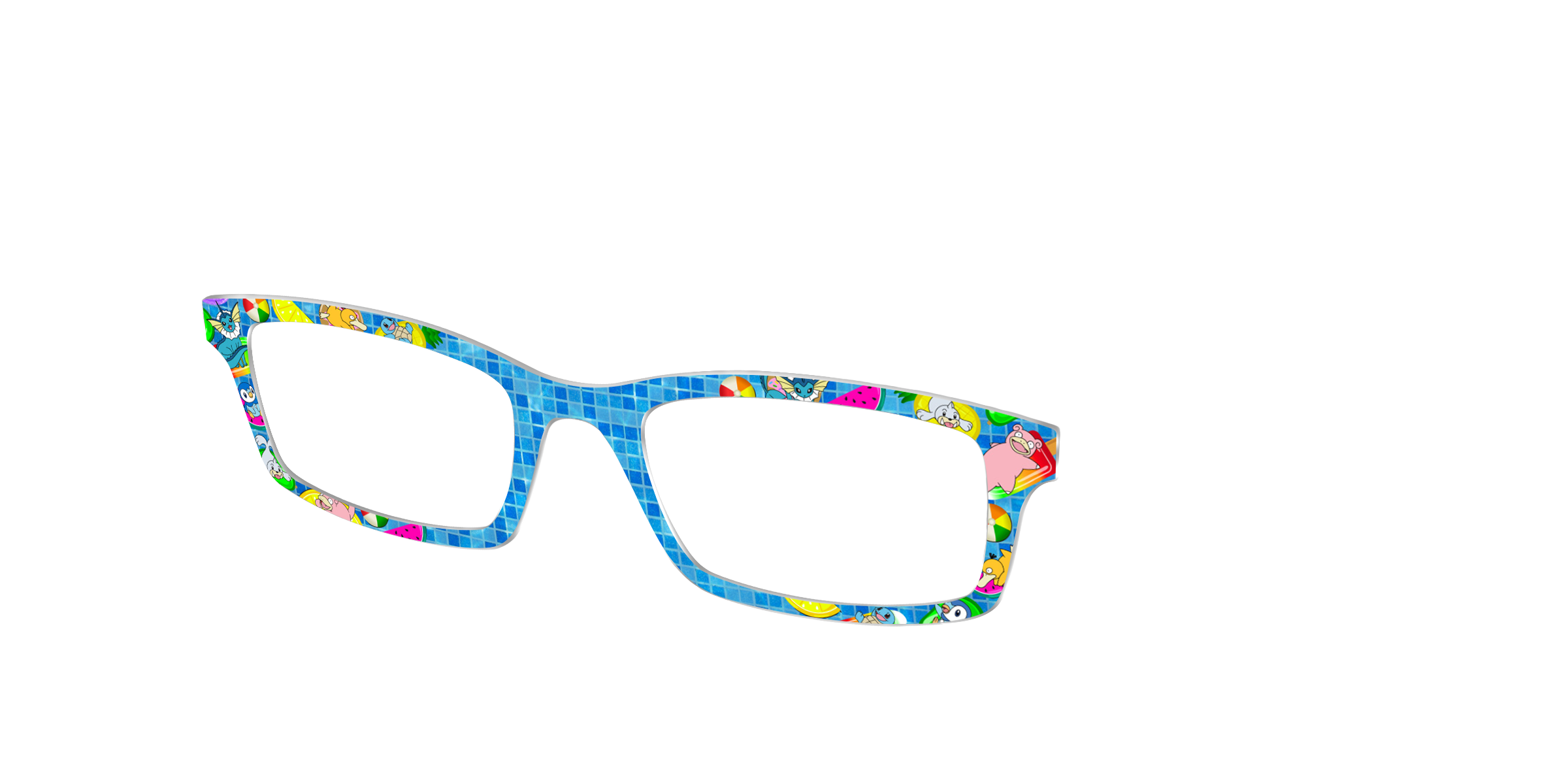 Pair Eyewear Collabs Water Type Top Occhiali Azzurro