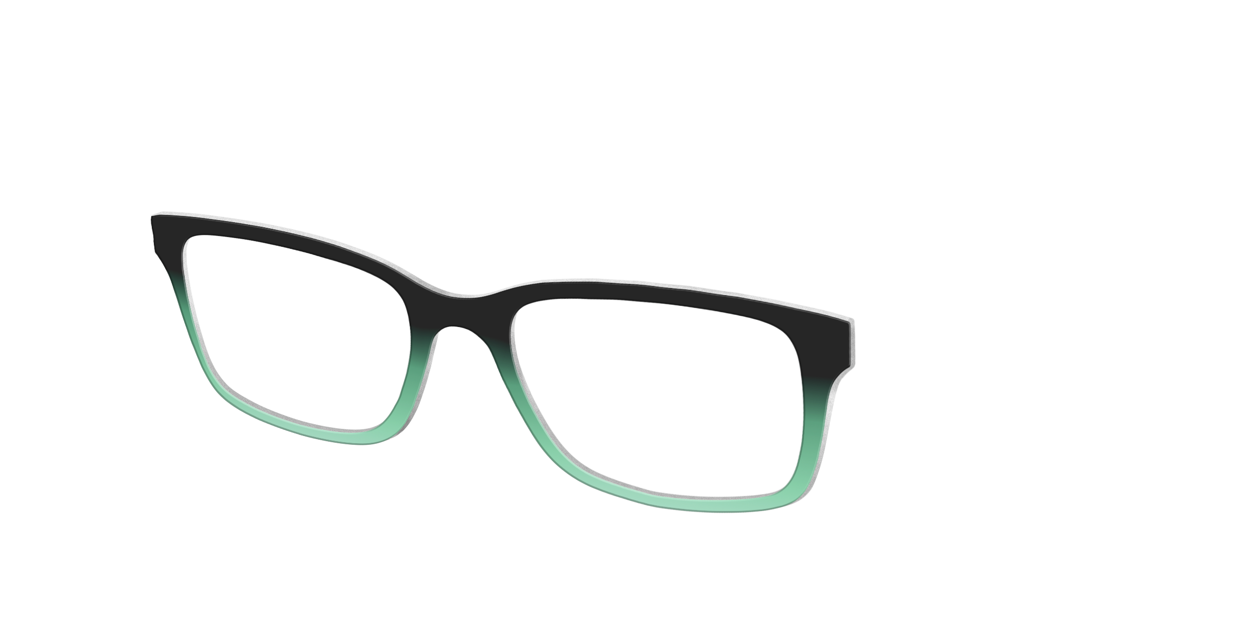 Pair Eyewear Solid Tops Black Spearmint Gradient top Serra