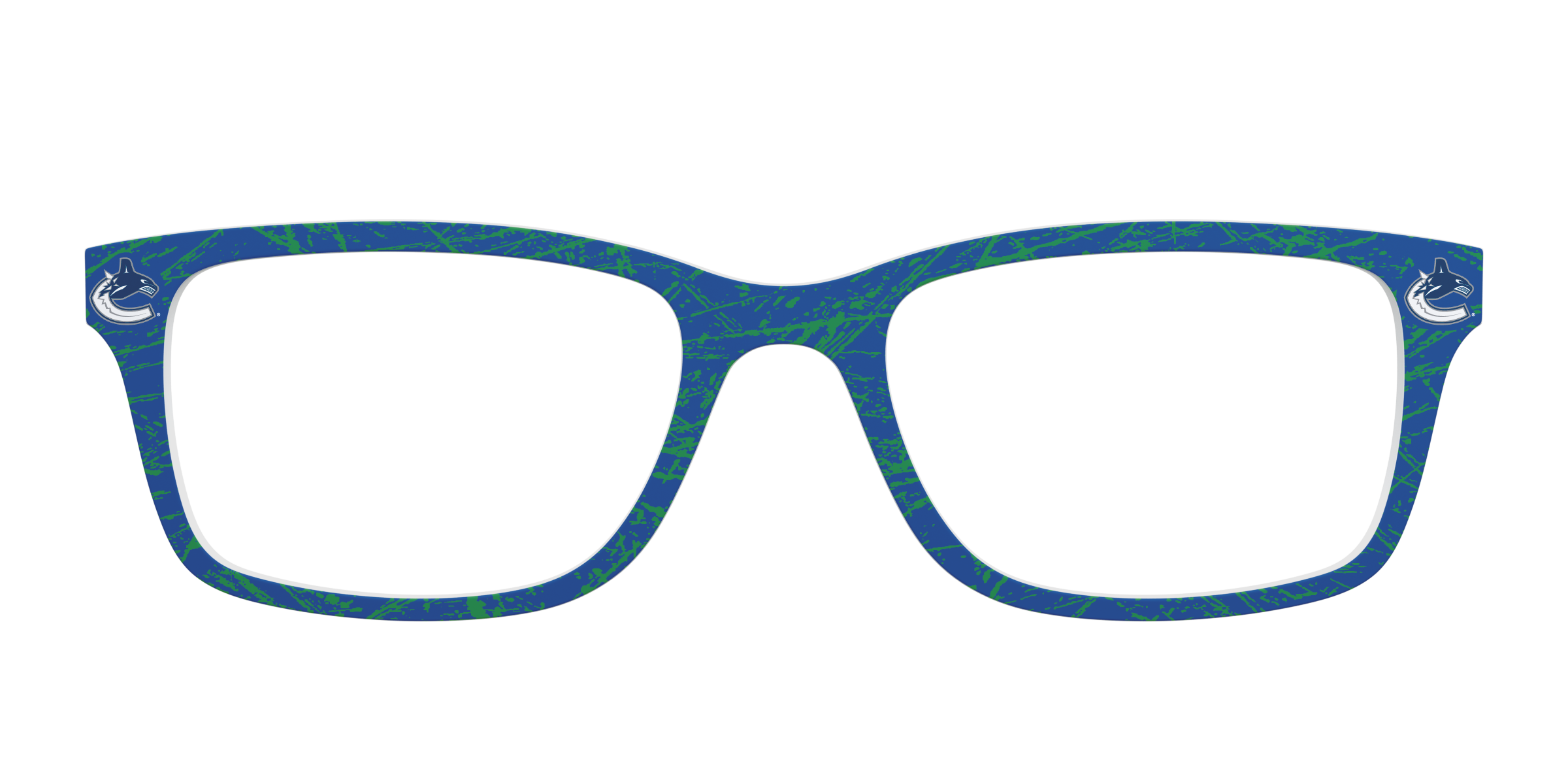 Pair Eyewear School Spirit The Canucks Ice cover blu verde