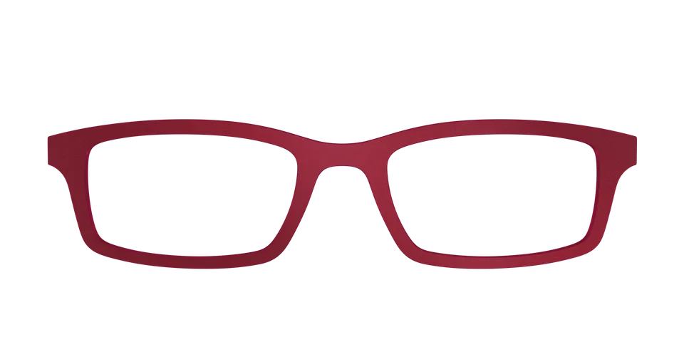 Pair Eyewear Solid Tops Matte Burgundy top occhiali bordeaux