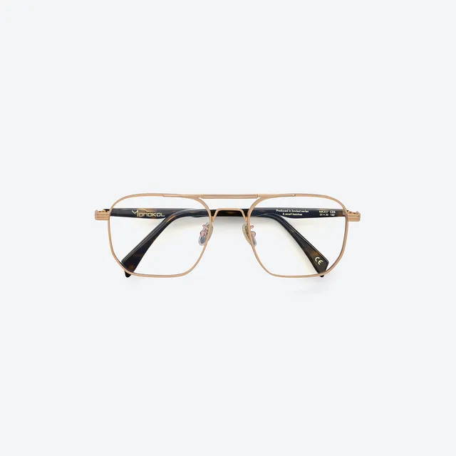 Monokol Evolved Boldness MK337 C4 occhiali da vista aviator metallo