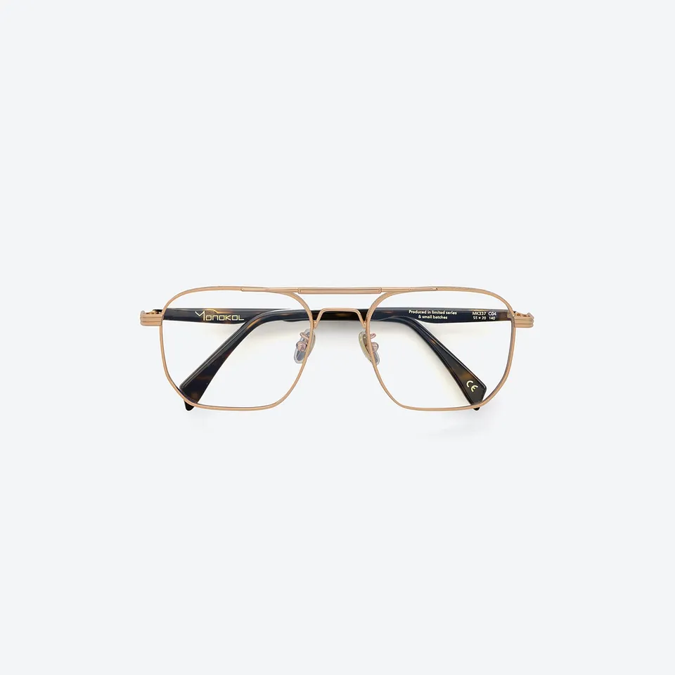 Monokol Evolved Boldness MK337 C4 occhiali da vista aviator metallo